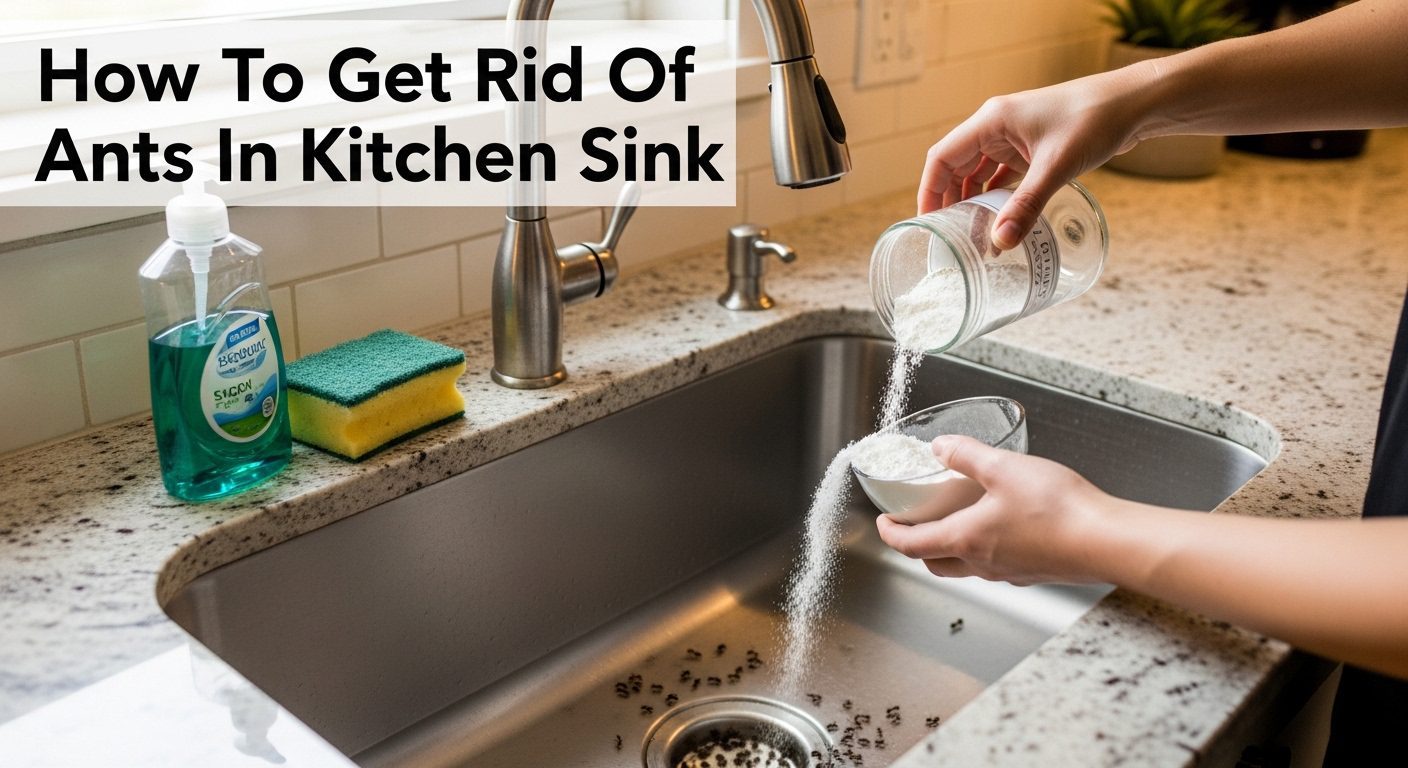 Get Rid of Ants in Kitchen Sink