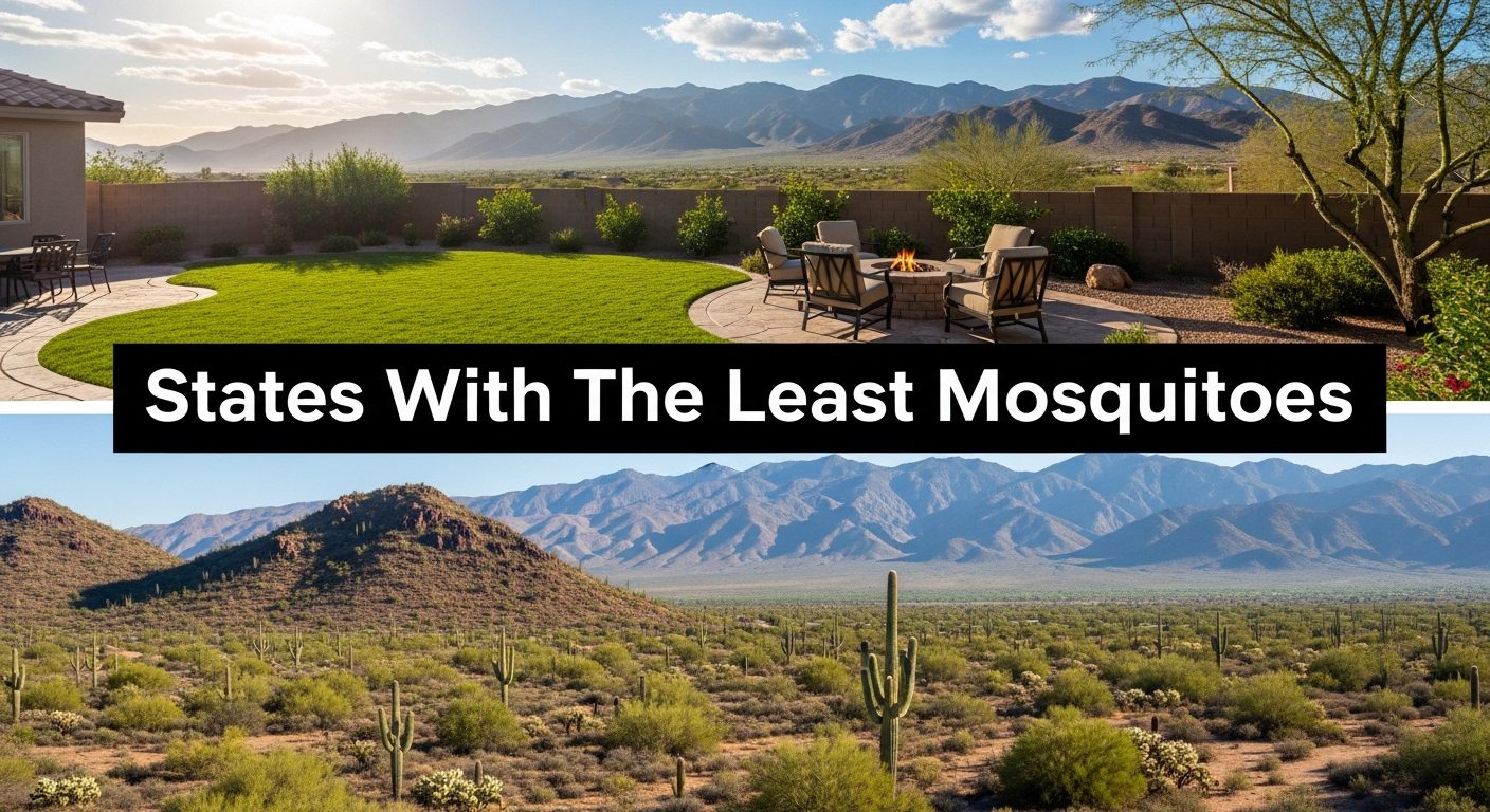 States With The Least Mosquitoes