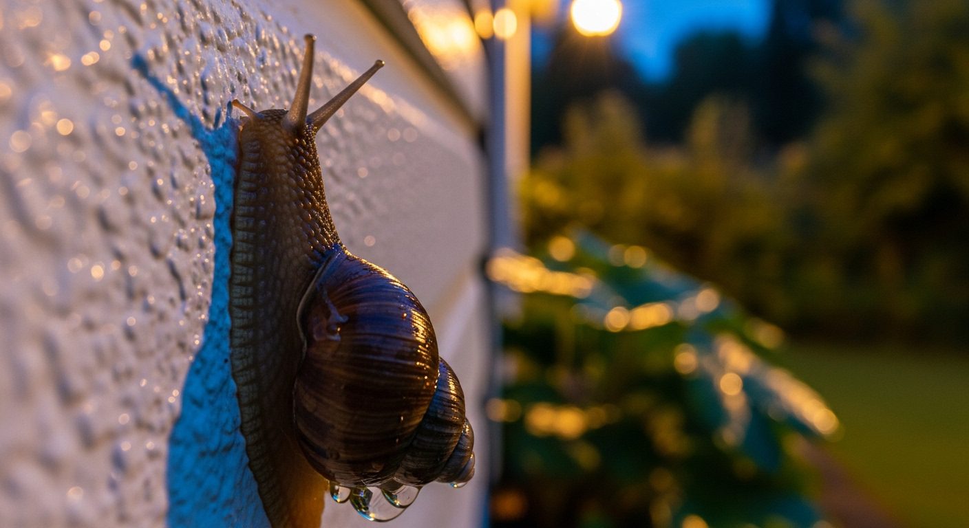 Why Snails & Slugs Crawl On Your House