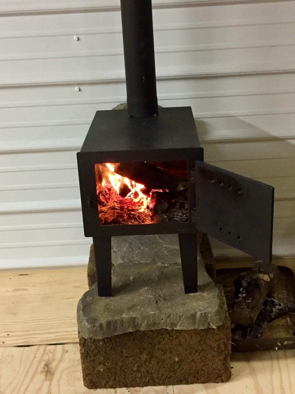 Guide Gear Outdoor Wood Burning Stove; Portable with Chimney Pipe for Cooking and Camping customer photo 2