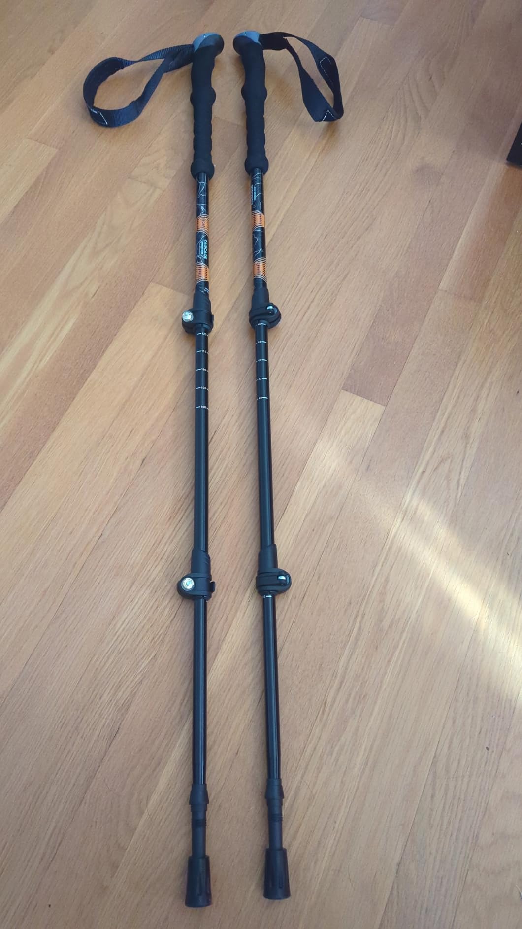 Cascade Mountain Tech Lightweight Aircraft-Grade Aluminum Trekking Poles with Extended Down Grip Plus Tip Kit customer photo 1