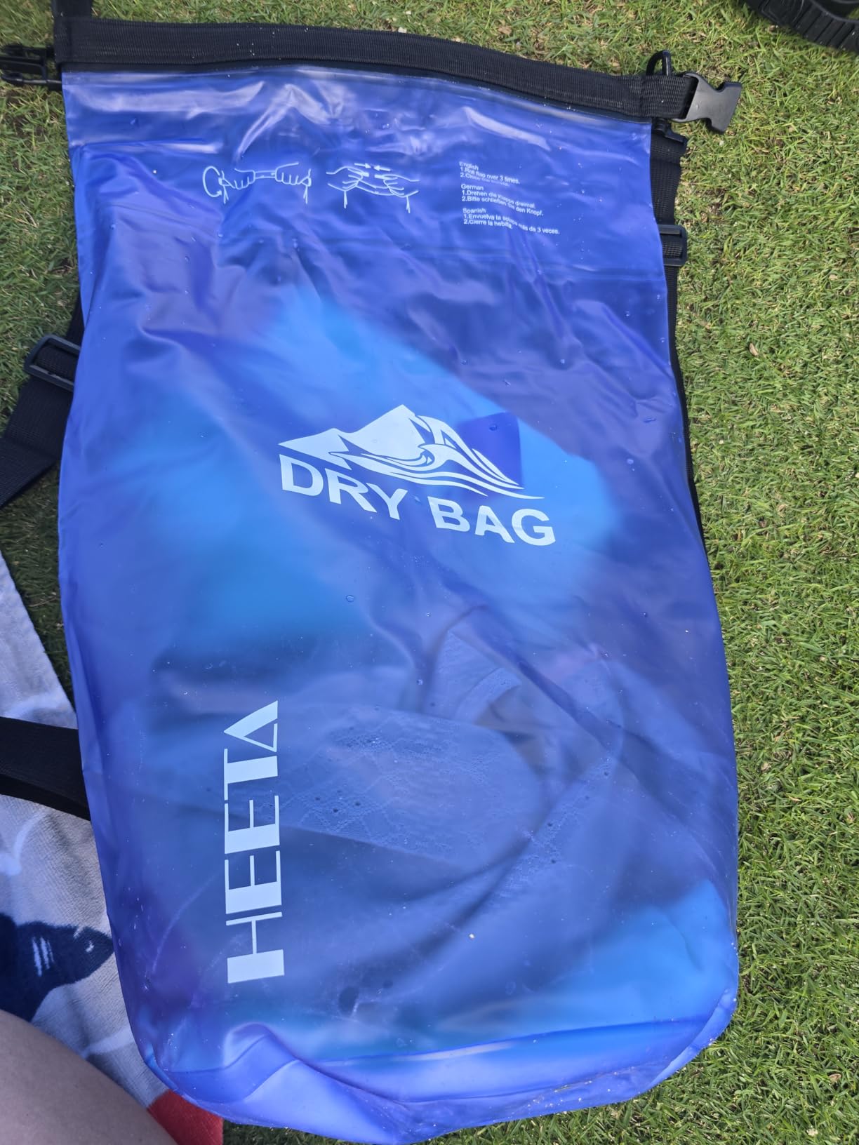 HEETA Dry Bag Waterproof for Women Men, 5L/10L/20L/30L/40L Roll Top Lightweight Dry Storage Bag customer photo 1