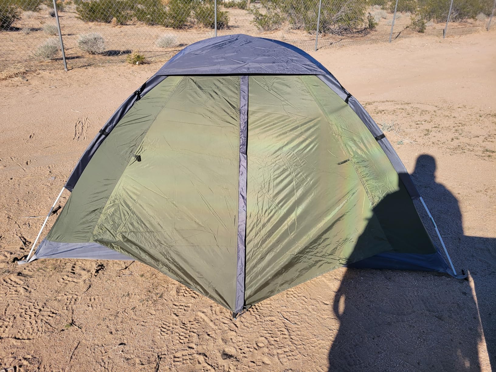 Night Cat Backpacking Tent for One 1 to 2 Persons Lightweight Waterproof Camping Hiking Tent for Adults Kids Scouts Easy Setup Single Layer 2.2x1.2m customer photo 2
