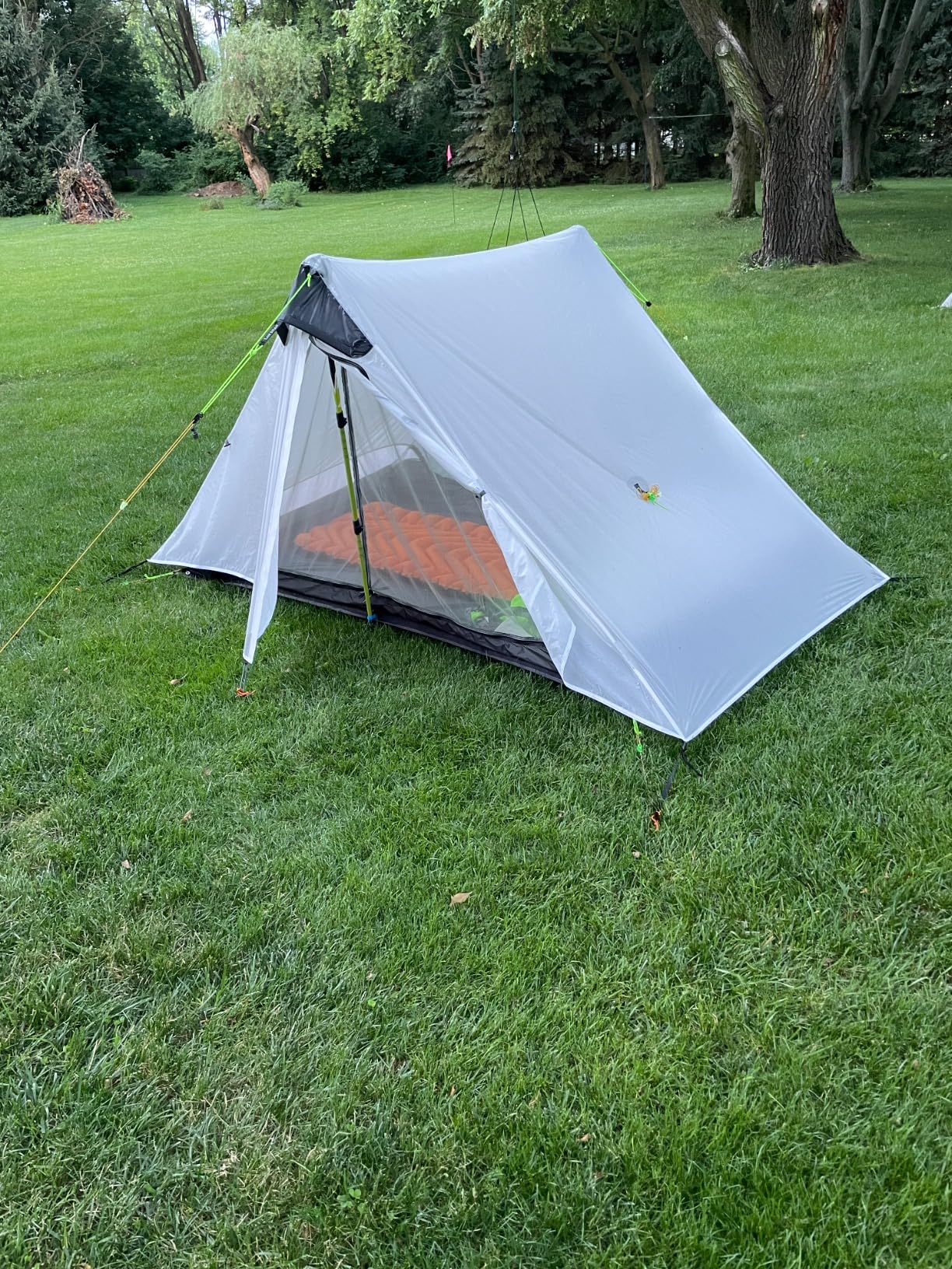 KLYMIT Static V2 Inflatable Sleeping Pad | Portable, Ultralight, Easy to Inflate, Foldable Air Bed for Camping, Backpacking & Hiking - Green customer photo 2