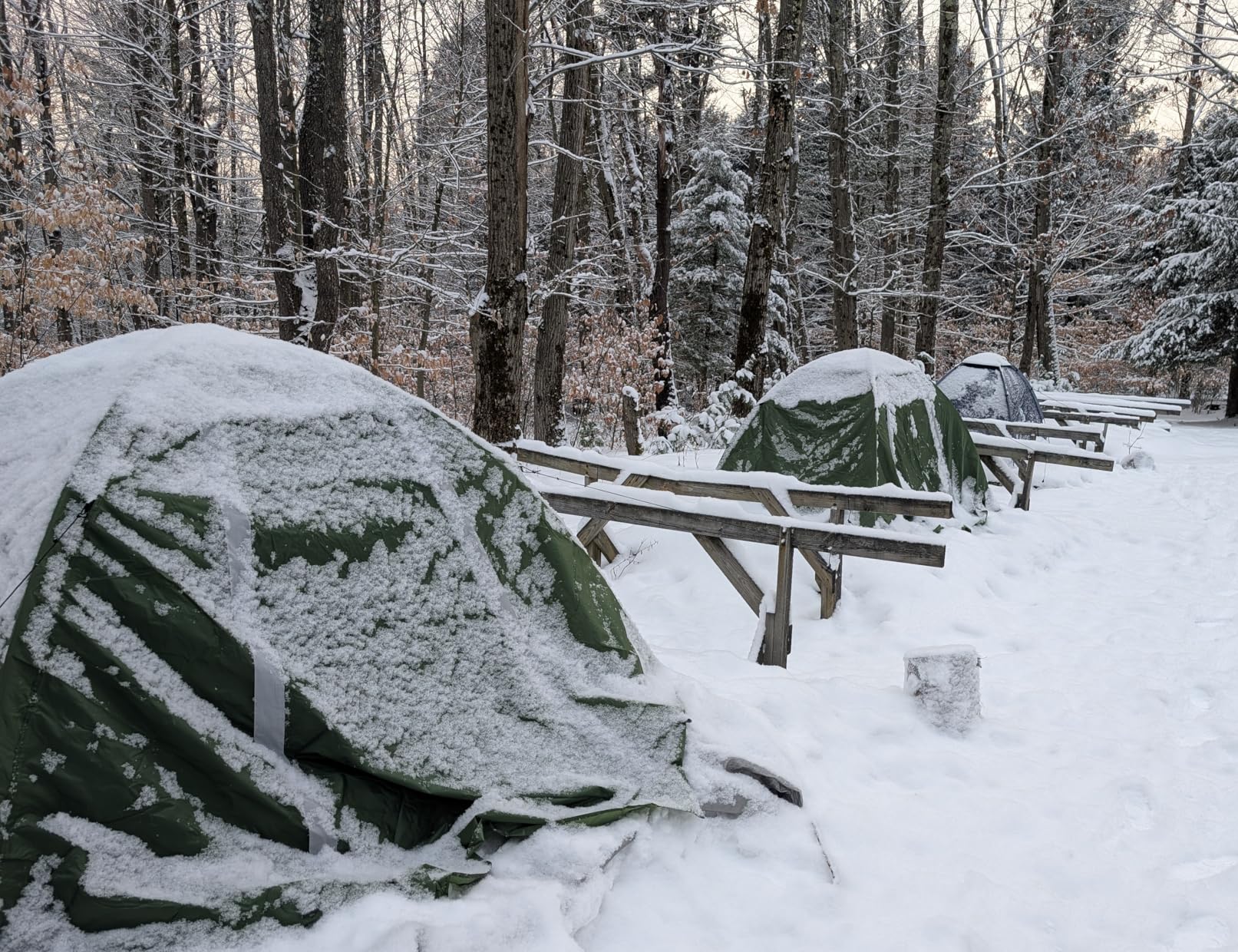 Clostnature Lightweight Backpacking Tent - 1/2 Person 4 Season Ultralight Waterproof Camping Tent, Large Size Easy Setup Tent for Winter, Cold Weather, Family, Outdoor, Hiking and Mountaineering customer photo 1