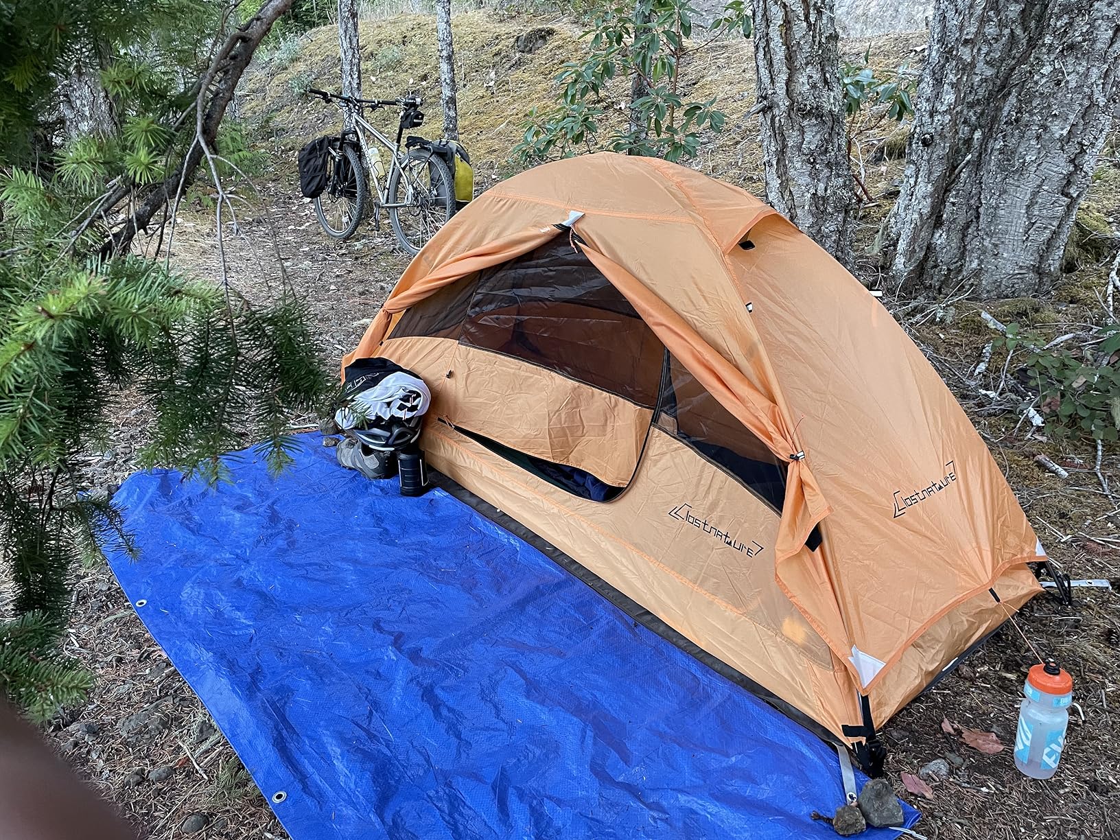 Clostnature 1/2/3/4 Person Lightweight Backpacking Tent, Easy Setup Tent customer photo 2