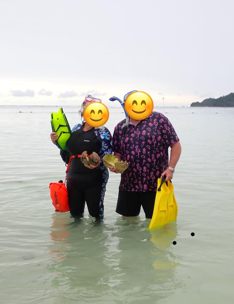 Swim Buoy for Open Water with Dry Bag 15L - Fully Waterproof Swim Bubble - Be Safe with Higher Visibility, Toughened Nylon and Rest Handle Swimming Buoy customer photo 1