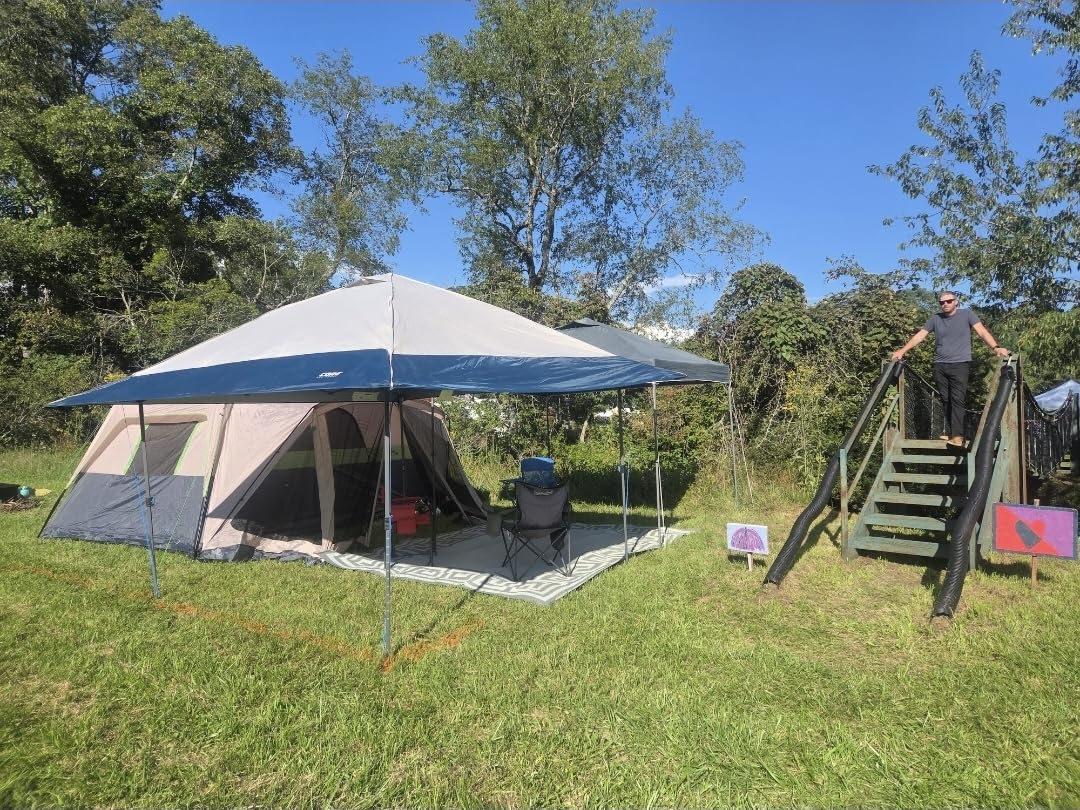 DMH OUTDOORS 6/8/10 Person Tents for Camping Cabin Tent with Screen Porch | Weatherproof Family Tent with Rainfly & 5 Mesh Windows, Windproof Car Camping Tent with Carry Bag for Outdoor Camping Hiking customer photo 1