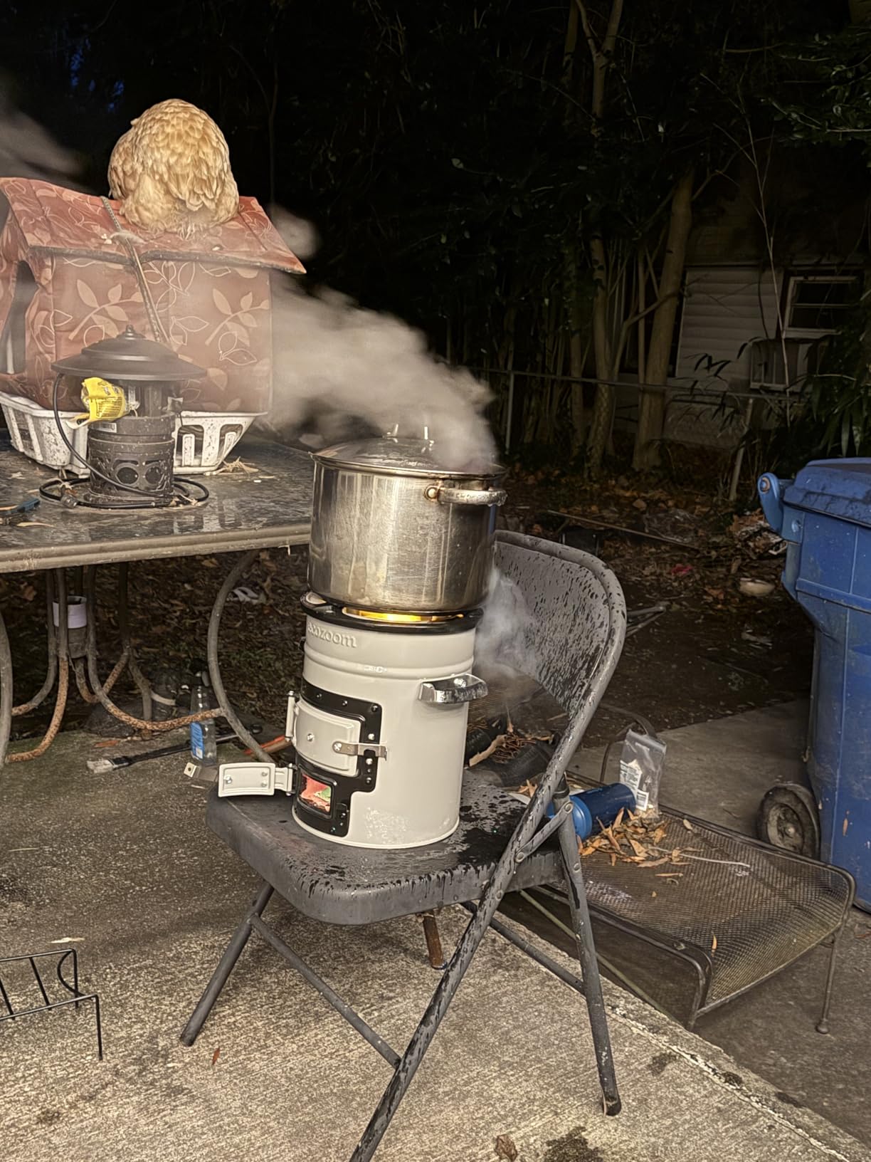 EcoZoom Rocket Stove, Dual Fuel Wood & Charcoal, Portable & Insulated | Heavy Duty, Emergency Use, Refractory Linings, Cast-Iron Cookware Compatible customer photo 1