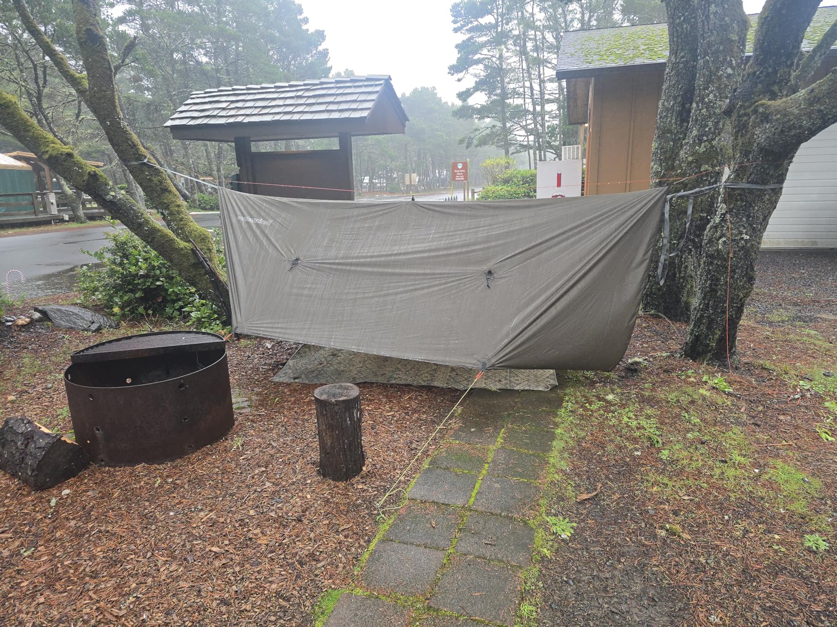 Onewind 10×10ft Waterproof Camping Tarp, Ultralight Silnylon Tarp Shelter customer photo 1