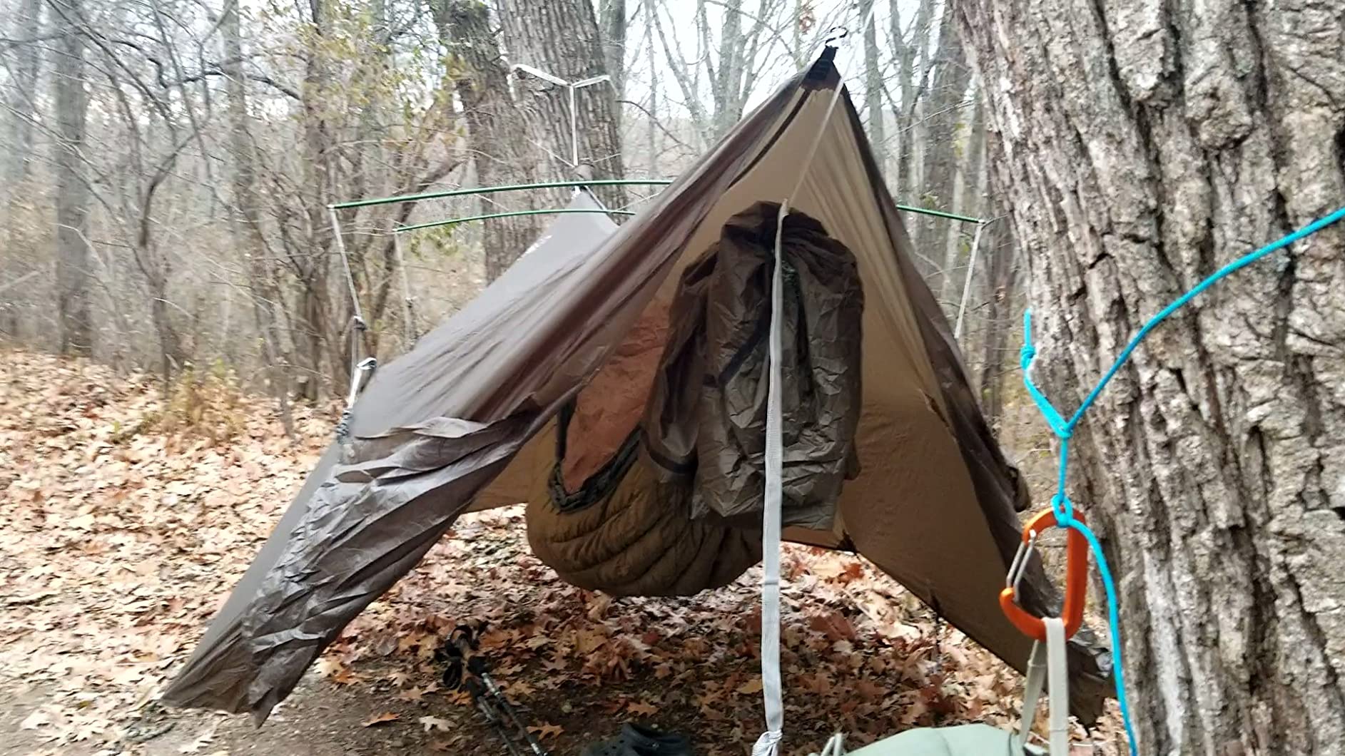 Onewind 10×10ft Waterproof Camping Tarp, Ultralight Silnylon Tarp Shelter customer photo 2