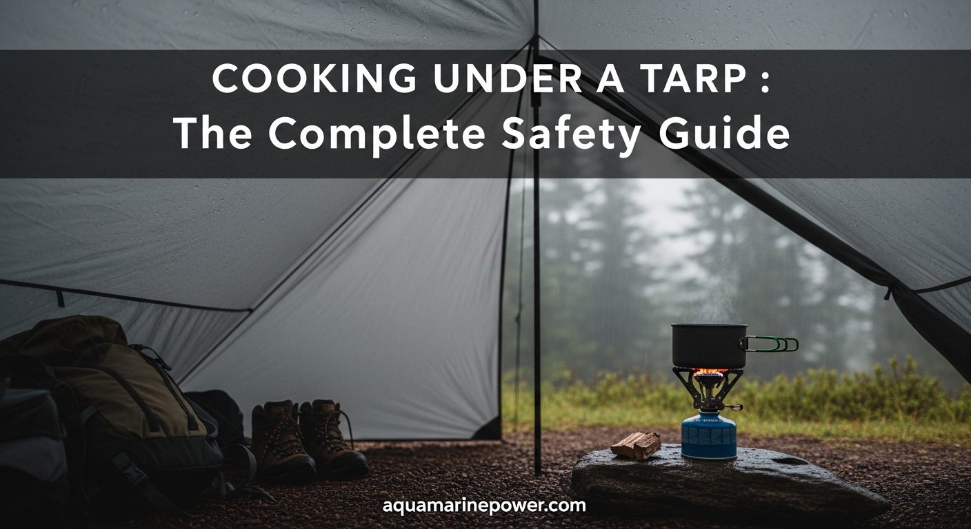 Cooking Under A Tarp