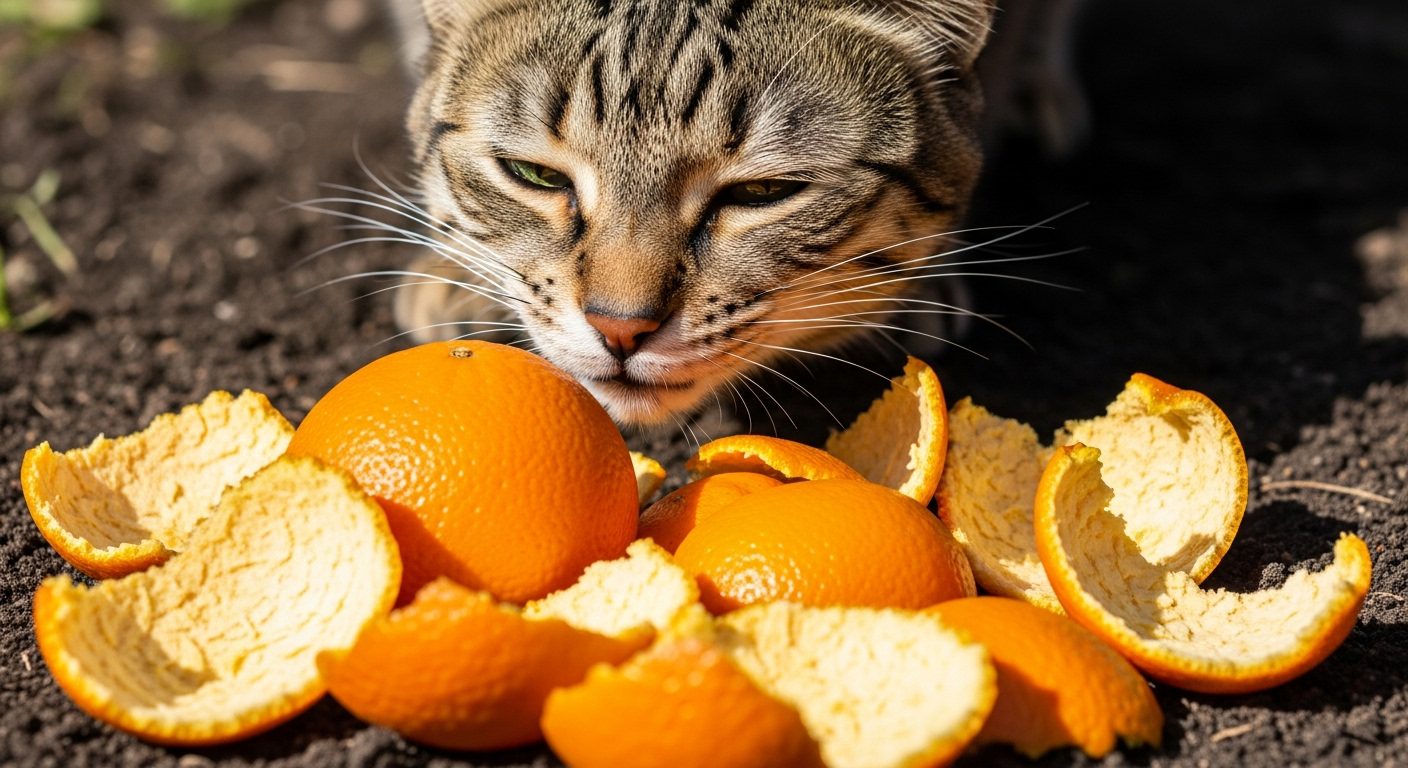 Do Orange Peels Keep Cats Away
