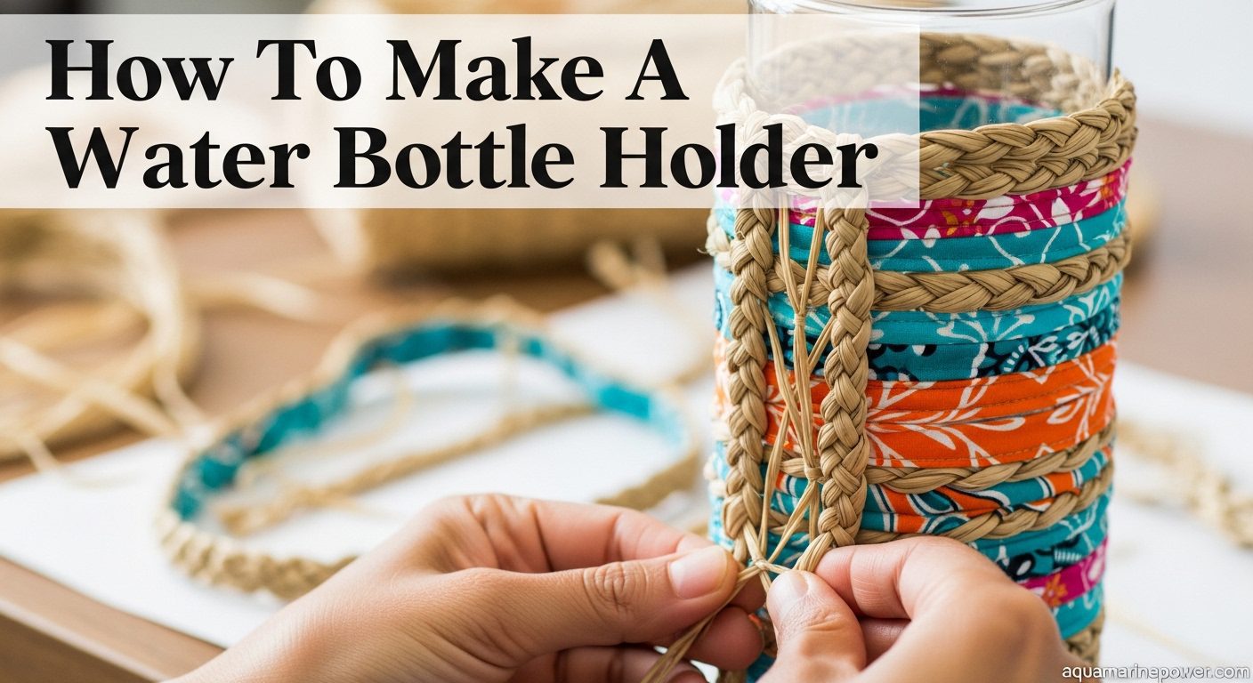How to Make a Water Bottle Holder