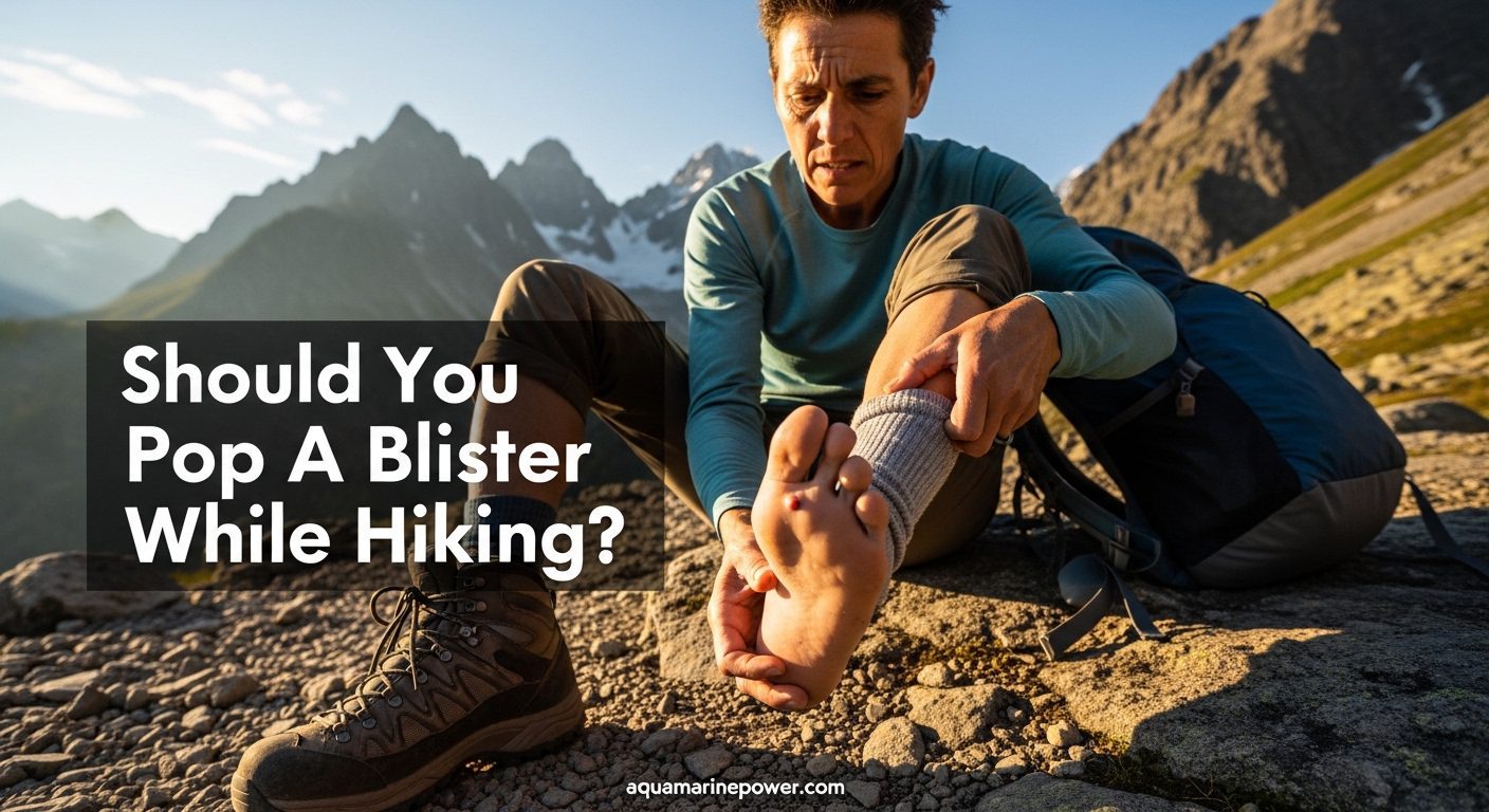 Should You Pop A Blister When Hiking