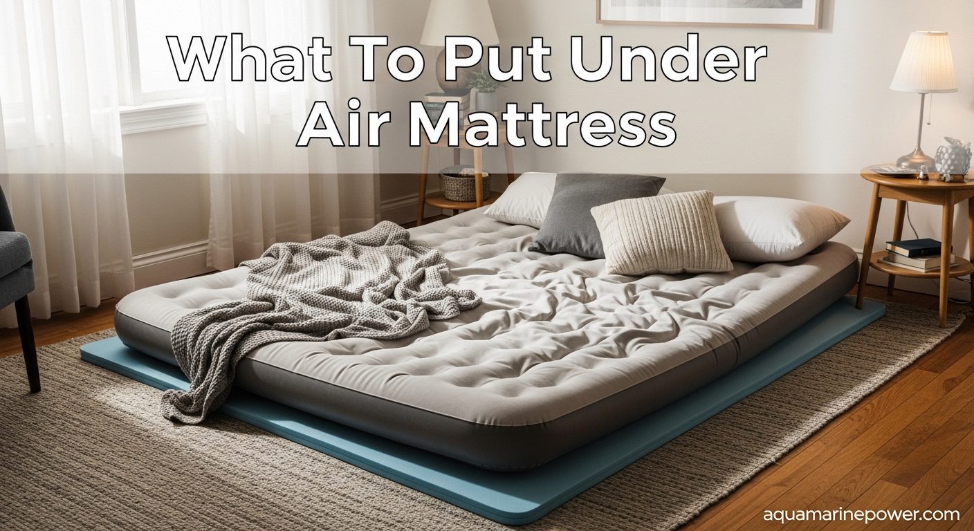 What To Put Under Air Mattress