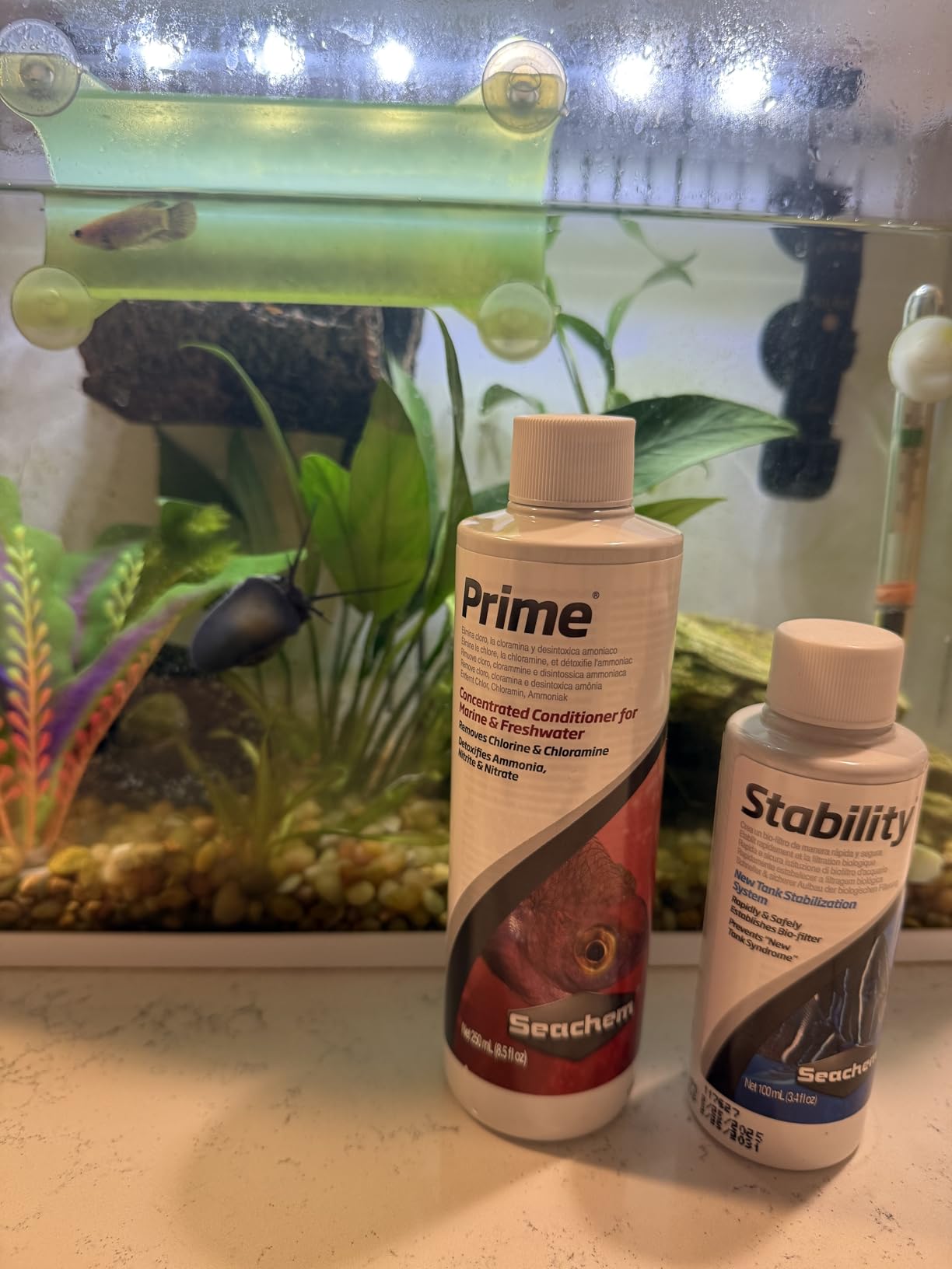 Seachem Prime Fresh and Saltwater Conditioner - Chemical Remover and Detoxifier 500 ml customer photo 1
