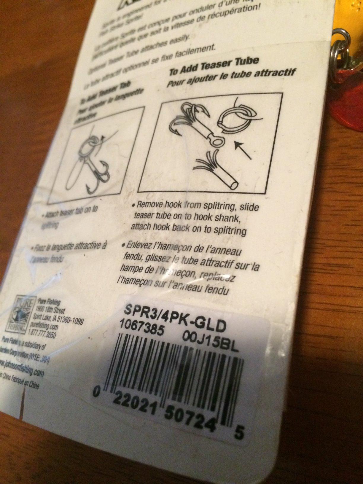 Berkley Johnson Sprite Fishing Hard Bait, Gold - Redfish Kit customer photo 2