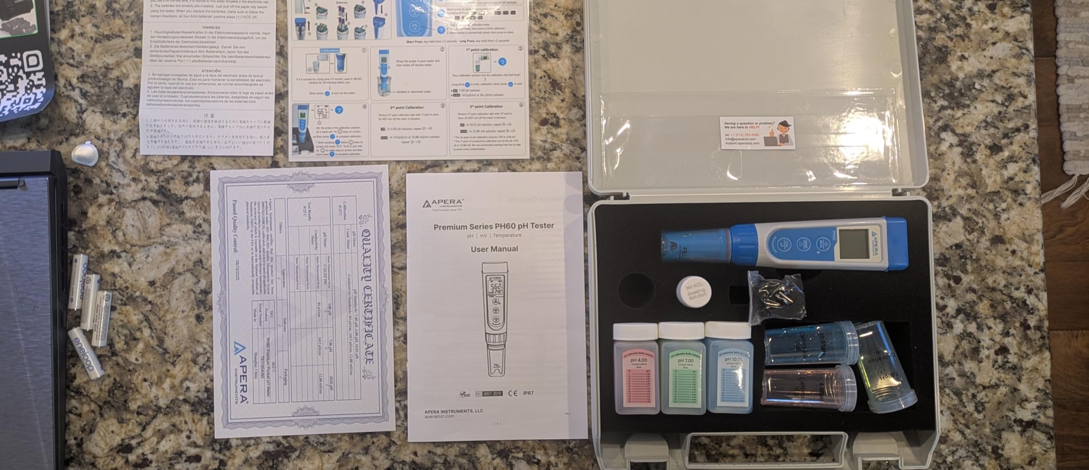 Apera Instruments AI311 Premium Series PH60 Waterproof pH Pocket Tester Kit customer photo 1