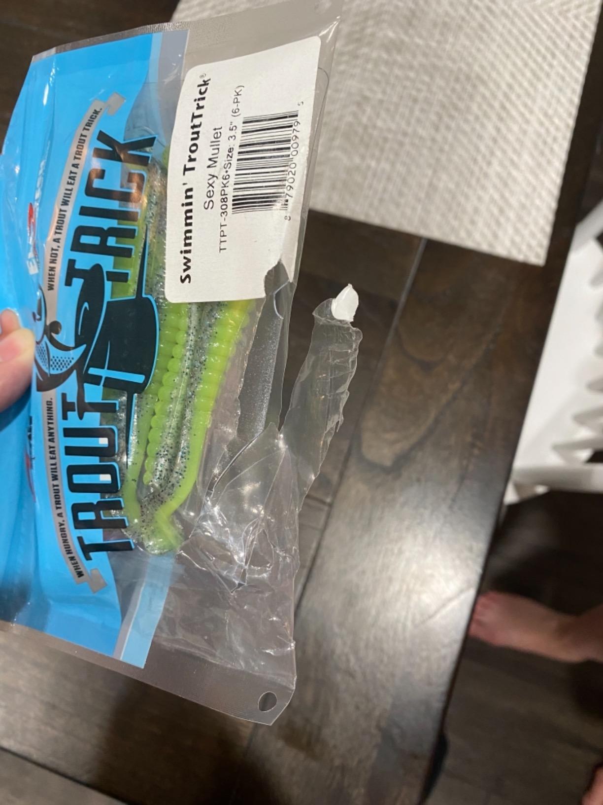 Z-Man ElaZtech Swimmin Trout Trick Soft Plastic Paddletail Swimbait customer photo 1