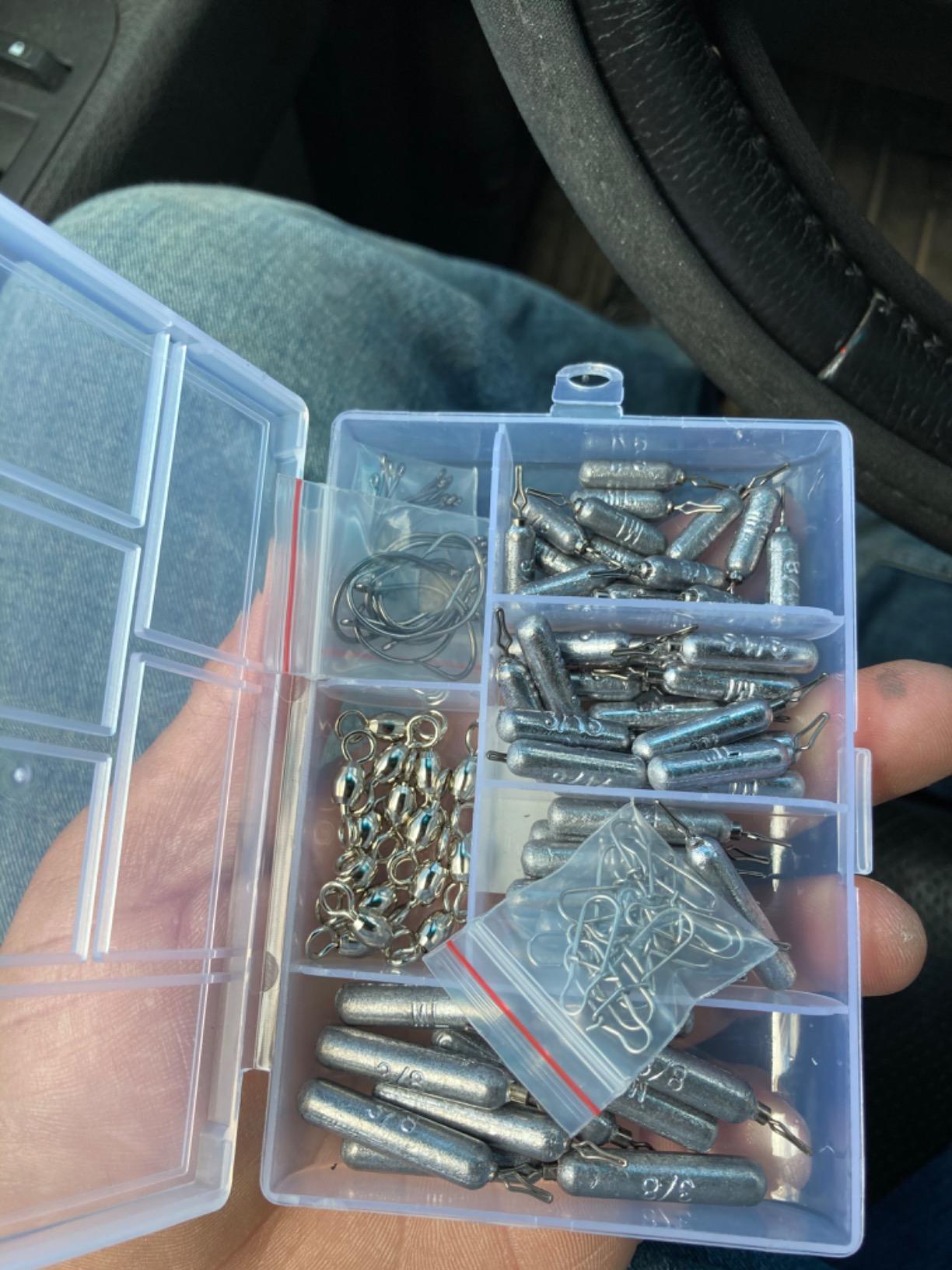 Reaction Tackle Drop Shot Weights - Skinny Pencil Shaped Snagless Sinker Rig customer photo 1