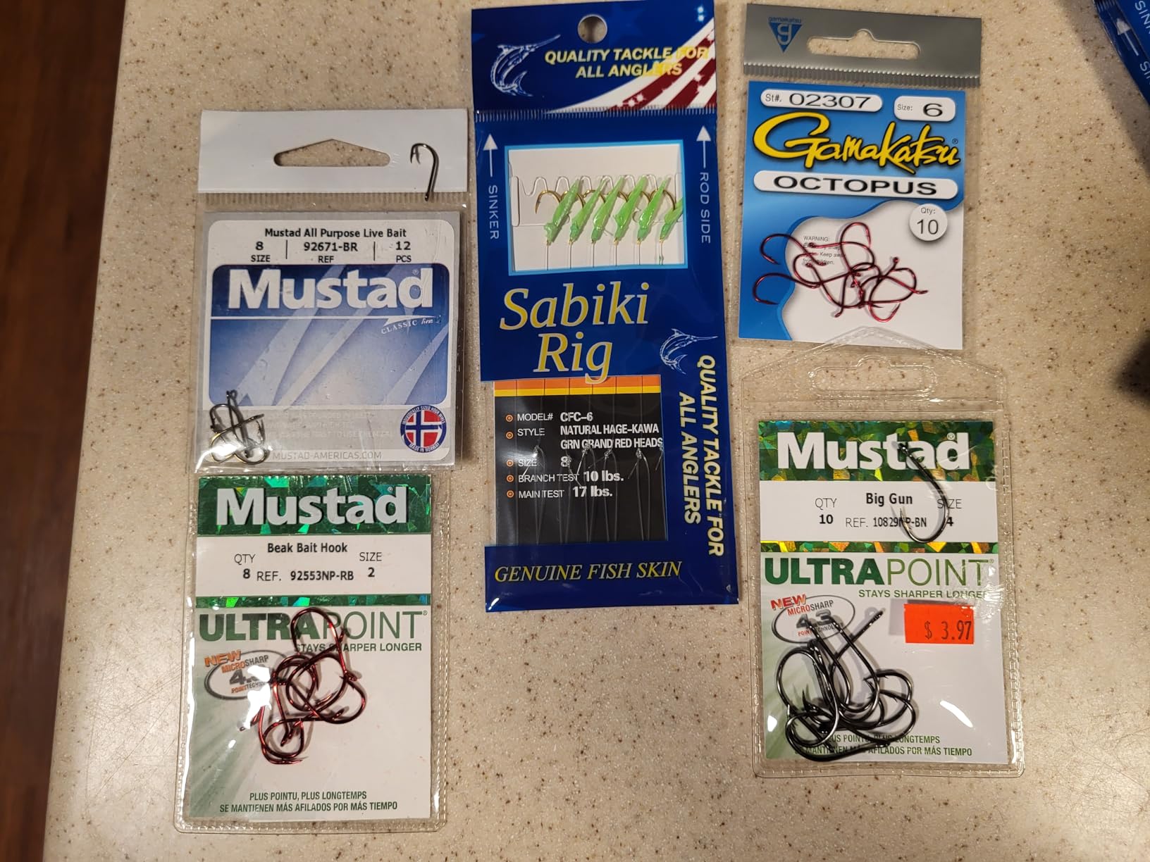 Fishing Bait Rigs Set 15 Packs String Hooks Glow Lure Rig Saltwater Surf Fishing Rigs with Real Fish Skin, Sharp Hooks Swivels for Mackeral Herring Baitfish customer photo 1