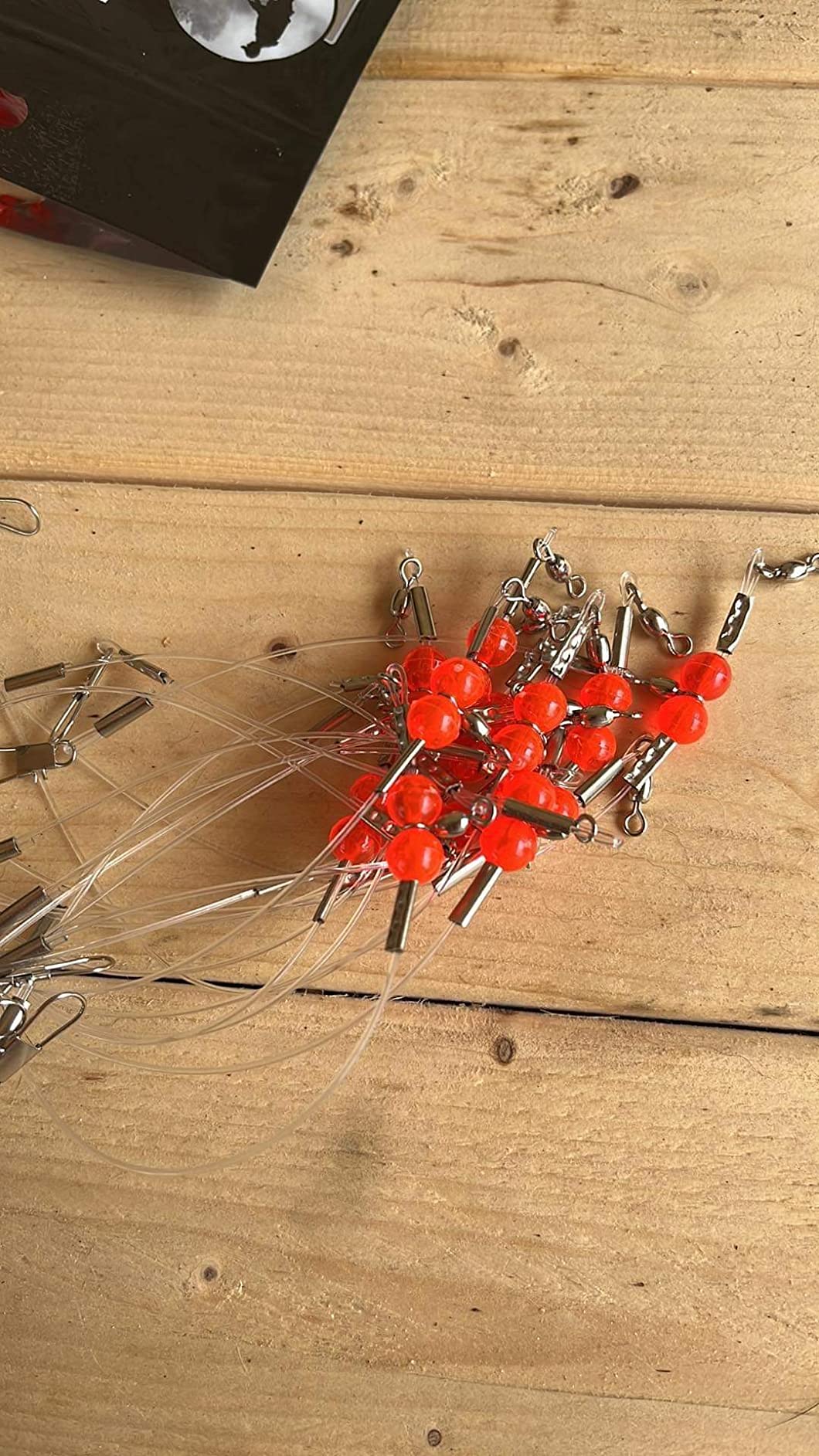 YOTO Fishing Leaders, Saltwater Tackle Rig with Swivels Snap, High-Strength Fishing Wire Gear Equipment for Lures Bait Or Hooks, 1Arm and 2Arm customer photo 2