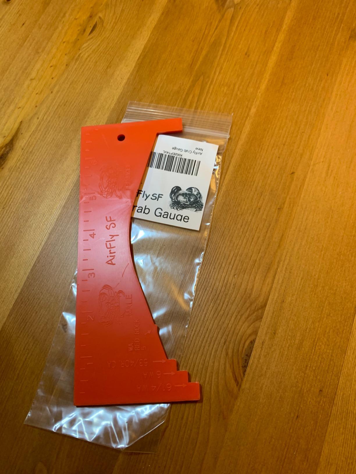 AirFly Crab and Lobster Gauge - Measure for Dungeness, Rock Crab, Blue Crab customer photo 2