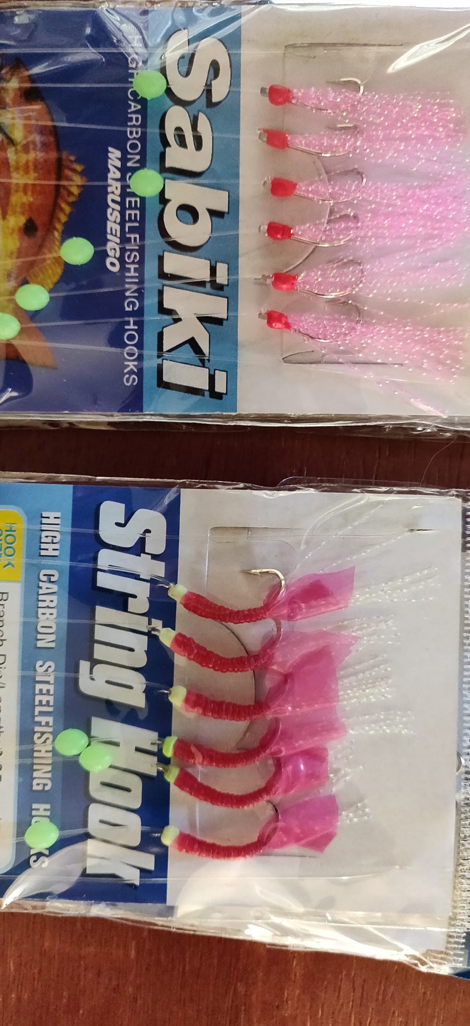 Sabiki Rigs Set, 20-Pack Luminous Bait Rigs with Sharp Hooks, Soft Shrimp Lure for Surf & Saltwater Fishing customer photo 2