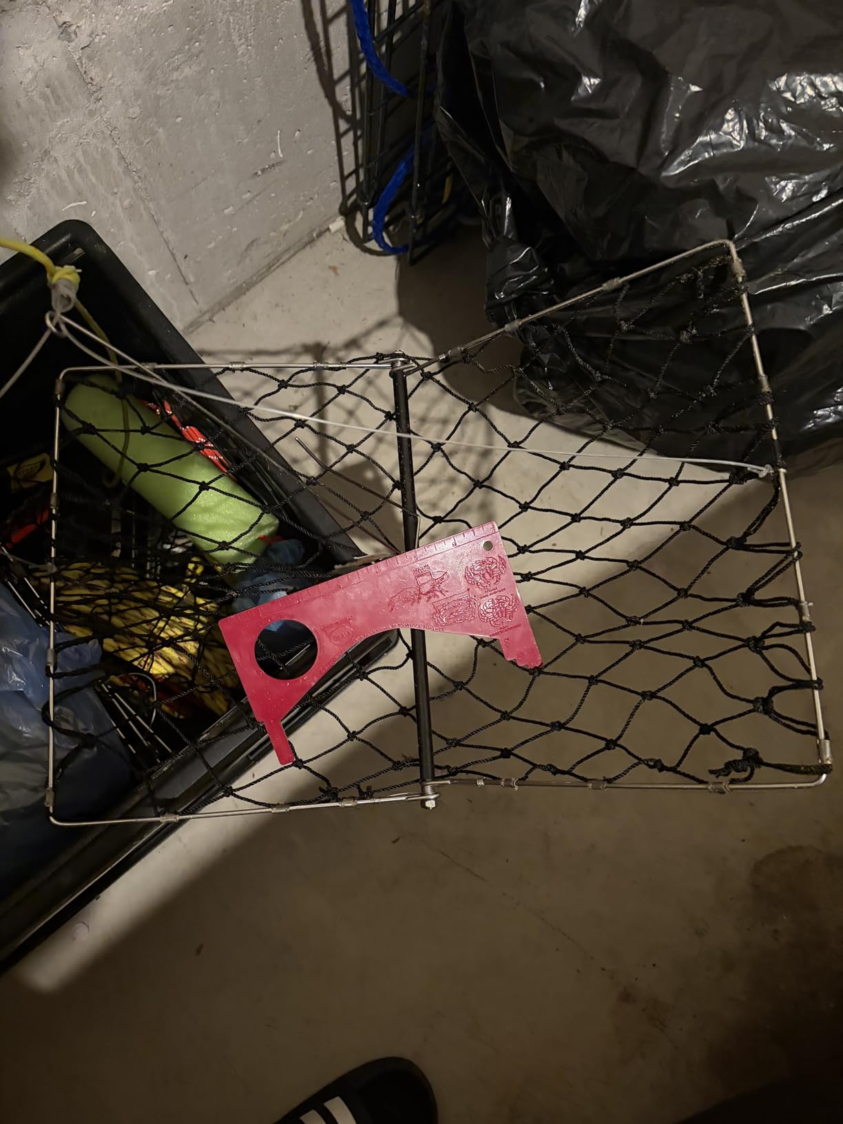 QualyQualy 4 Set Castable Crab Trap Kit, Foldable Crabbing Net with Rope & Bait Clip, Crab Snare/Pots/Traps for Blue Crabs, Dungeness, Crawfish Portable Crabbing Equipment customer photo 1