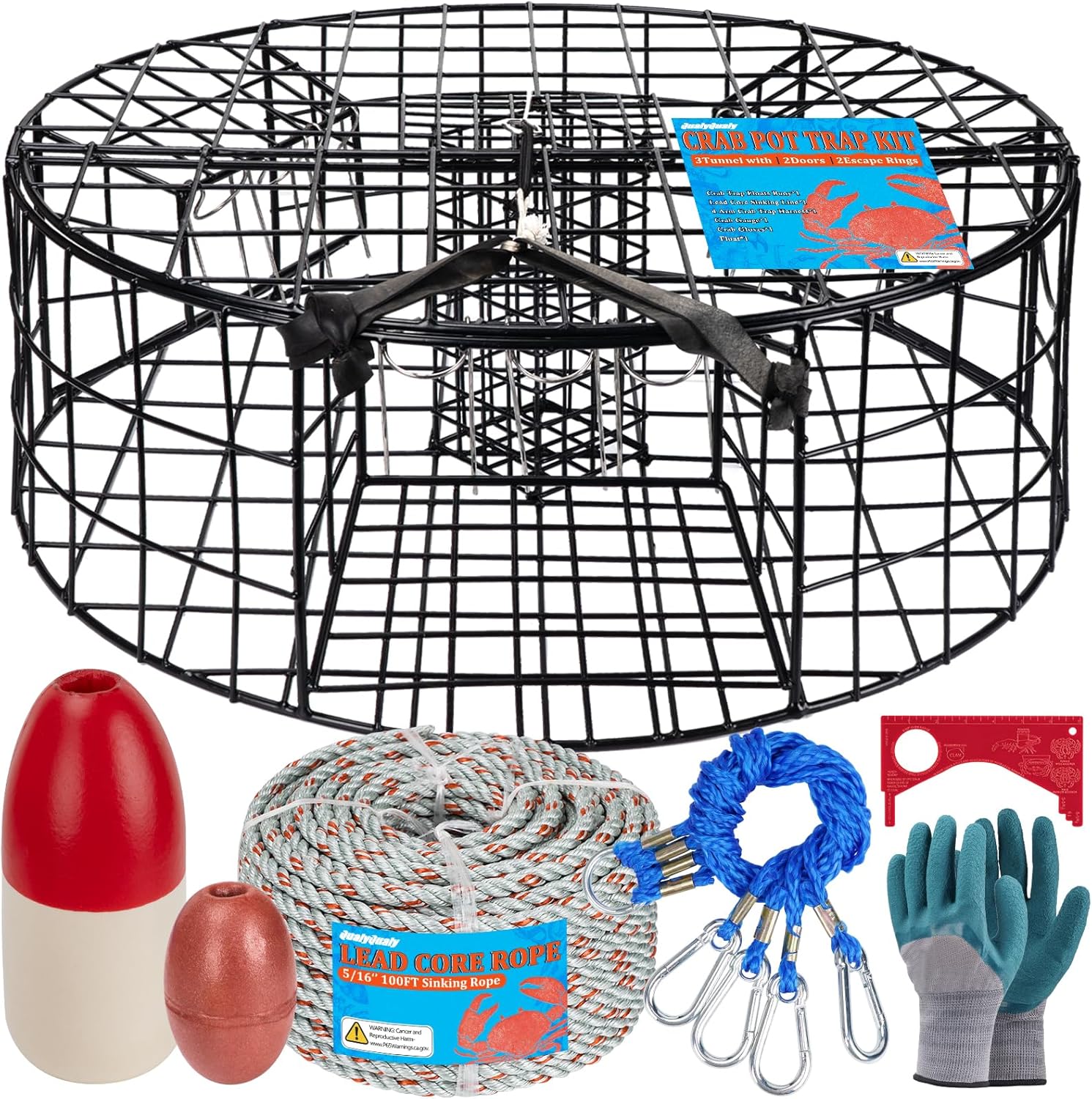 QualyQualy Crab Trap Pot Heavy Duty 30