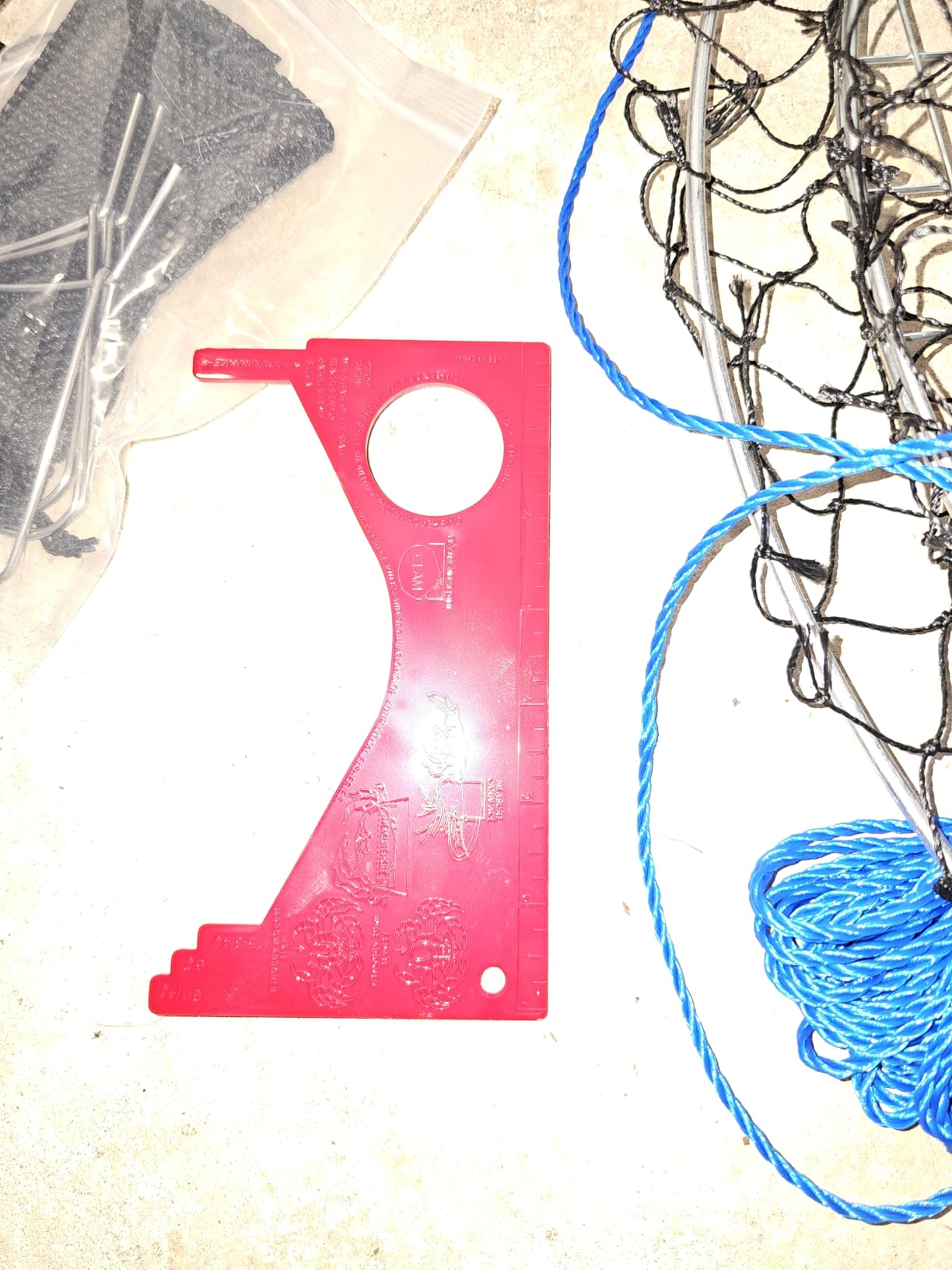 Double Ring Crab Trap - Steel Ring Crab Net, 24