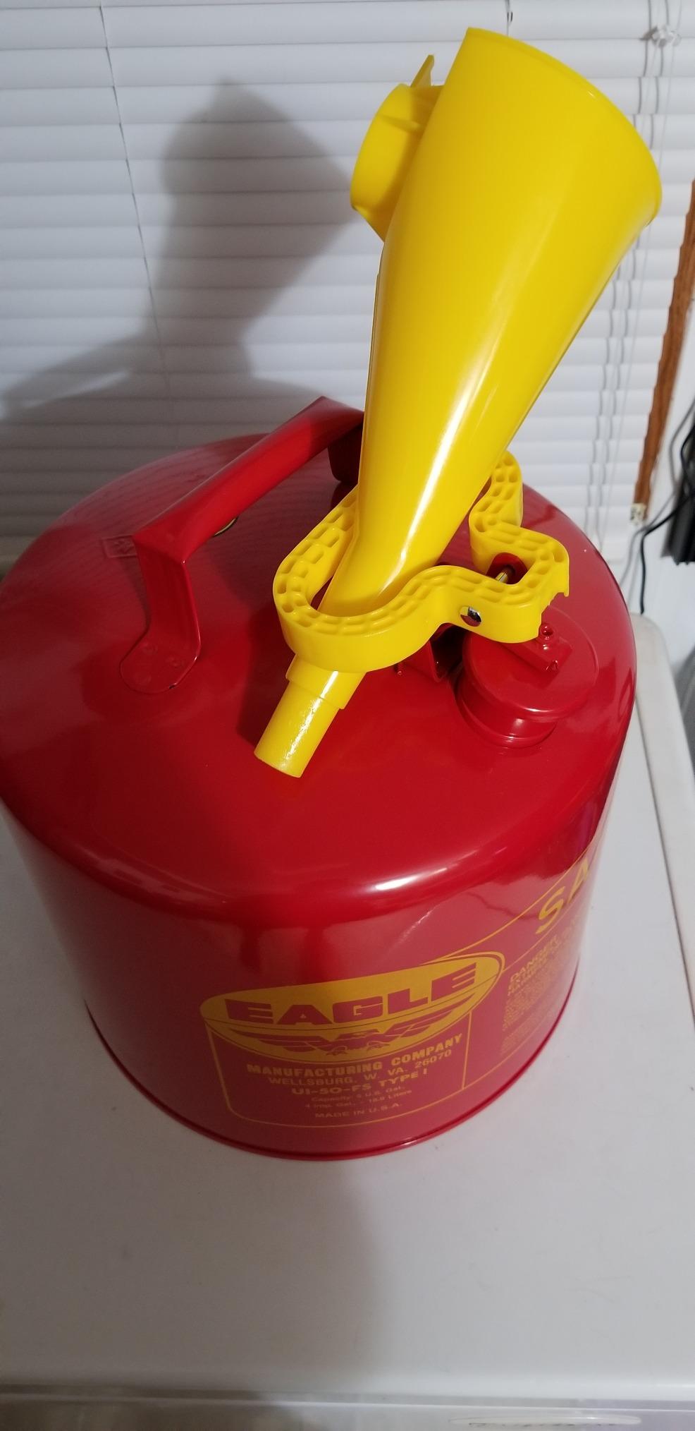 Eagle 5 Gallon Type I Red Safety Gas Can for Gasoline customer photo 1