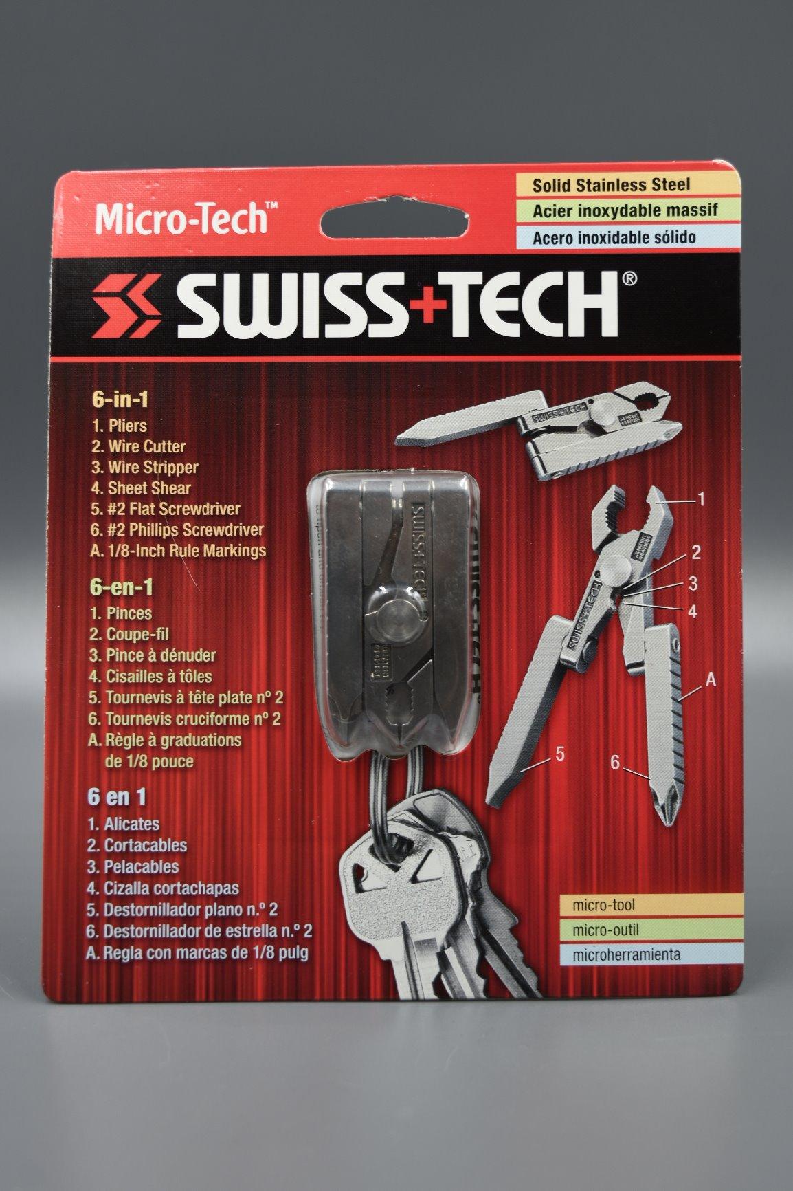 SWISS+TECH ST50022 Stainless Steel 6-in-1 Key Chain Multi Tool, Polished Finish (Single Pack) customer photo 2
