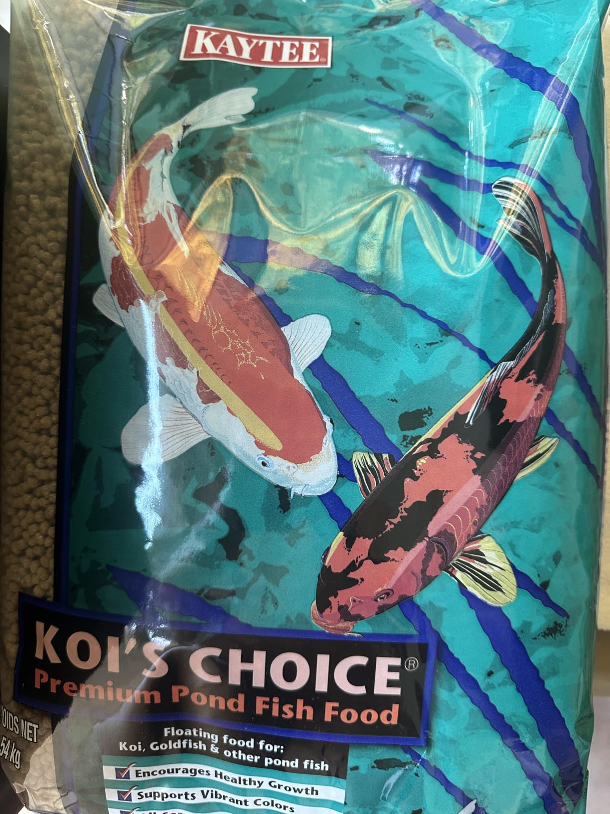 Kaytee Koi's Choice Koi Floating Fish Food for Ponds, Goldfish and Freshwater Pond Fish Pellets, 10 pounds customer photo 1