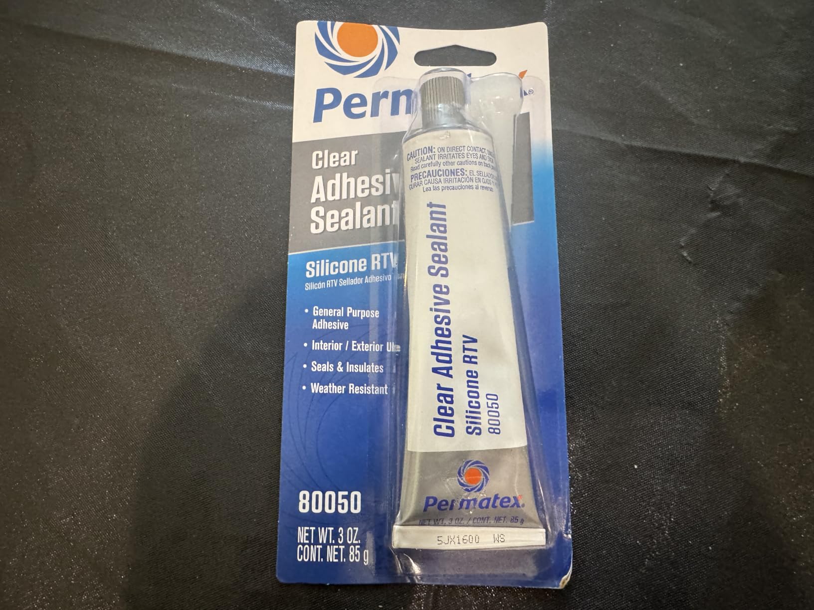 Permatex 80050 Clear RTV Silicone Adhesive Sealant, 3 oz customer photo 1