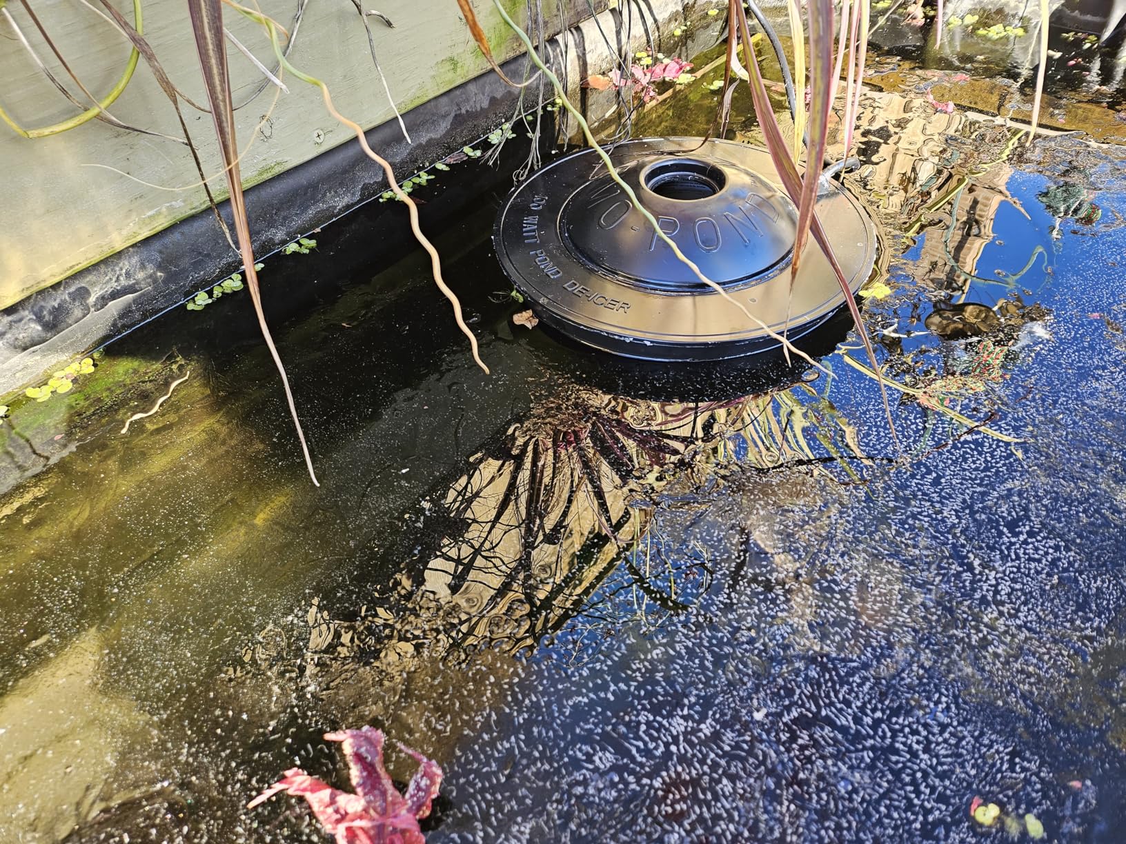 K&H Pond Heater, Thermo-Pond 3.0 Deicer, Safety Listed, 100W, Black - Keeps a Hold in the Ice for Oxygen Exchange for Live Fish customer photo 1