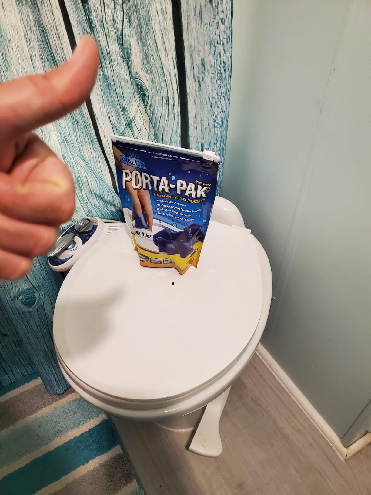 Walex Porta-Pak RV Toilet Treatment Drop-Ins - Fresh Scent, 10-Pack customer photo 1