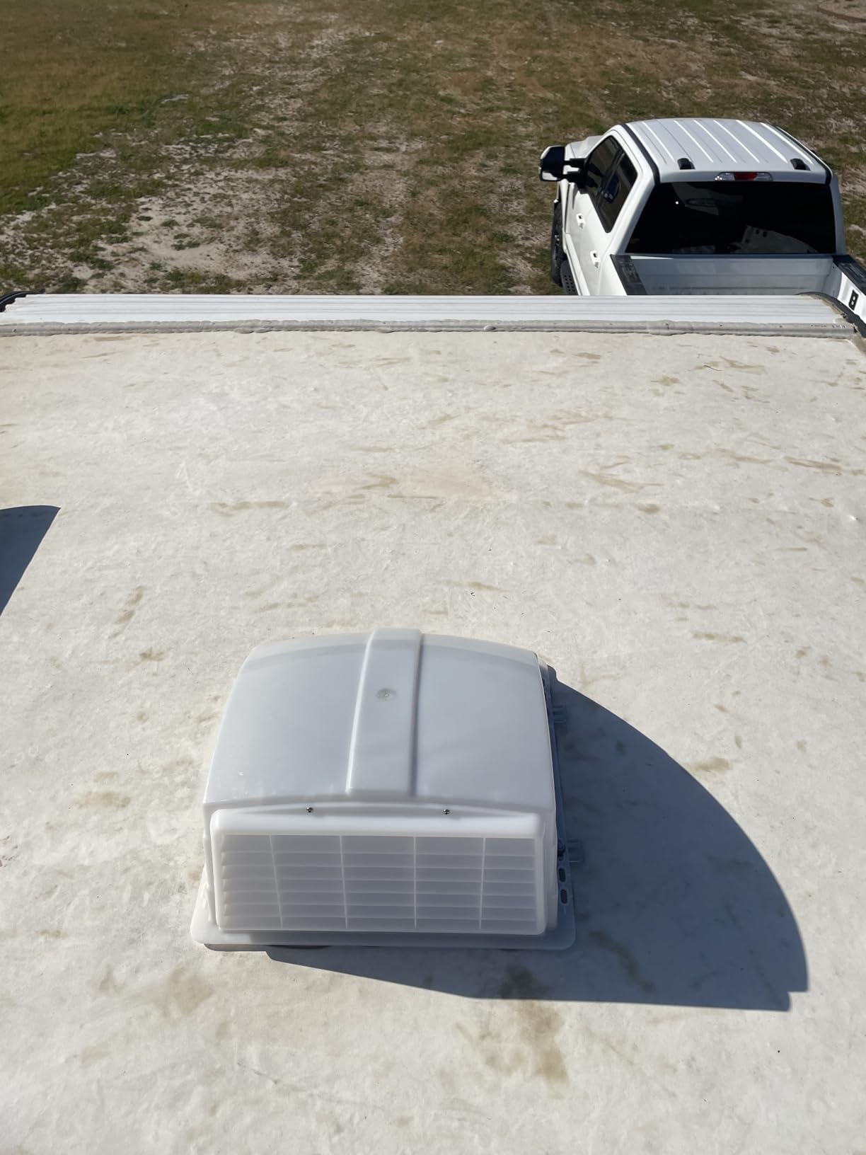 Camco Vent Cover, White customer photo 2
