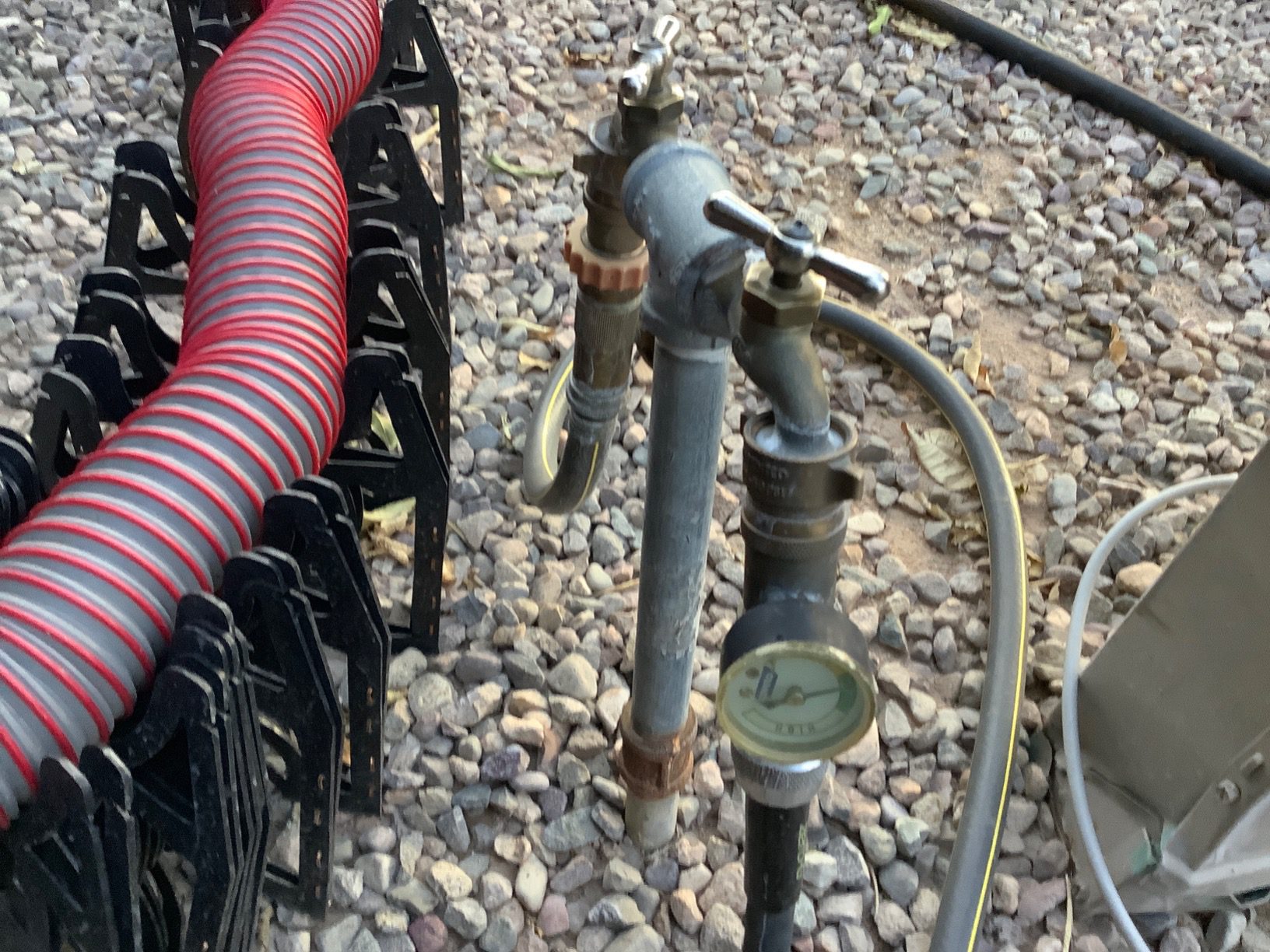 Camco Brass Water Pressure Regulator with Gauge- Helps Protect RV Plumbing and Hoses from High-Pressure City Water - Easy Read Gauge (40064) customer photo 1