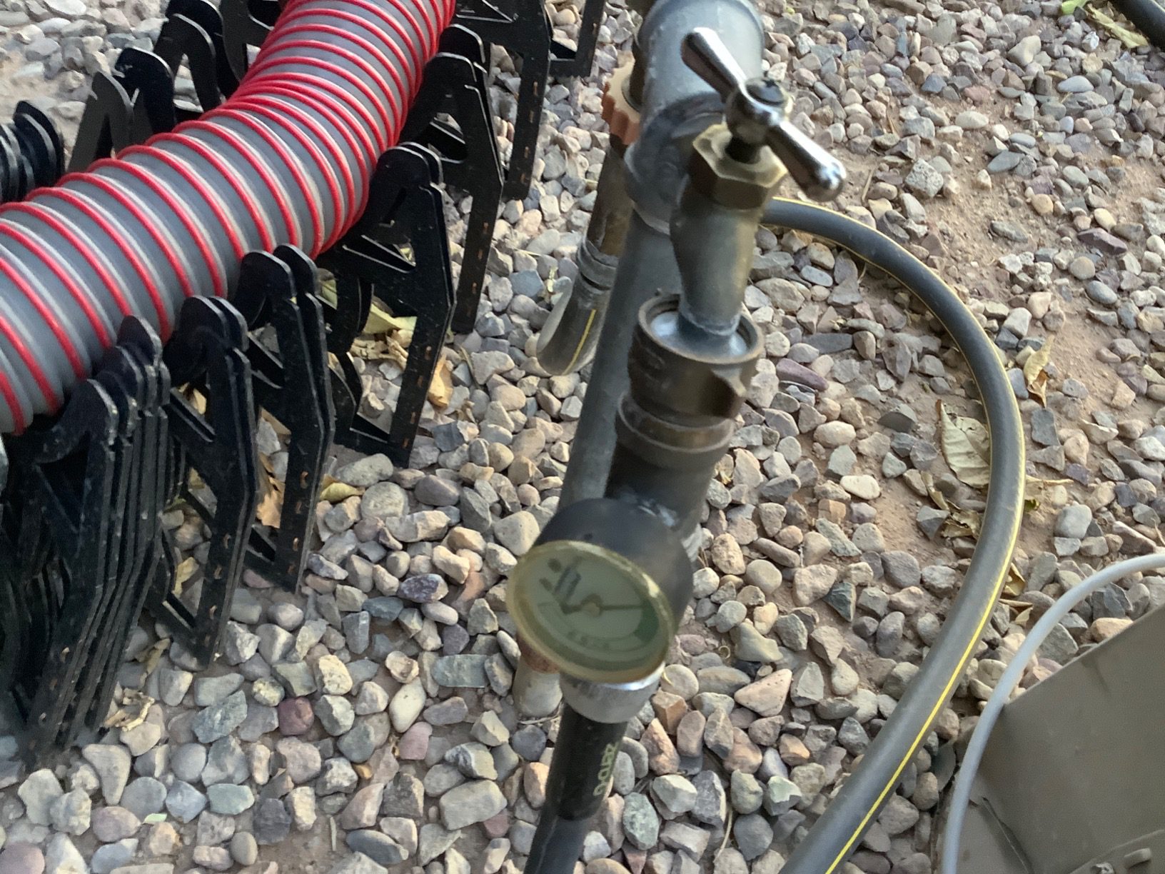 Camco Brass Water Pressure Regulator with Gauge- Helps Protect RV Plumbing and Hoses from High-Pressure City Water - Easy Read Gauge (40064) customer photo 2
