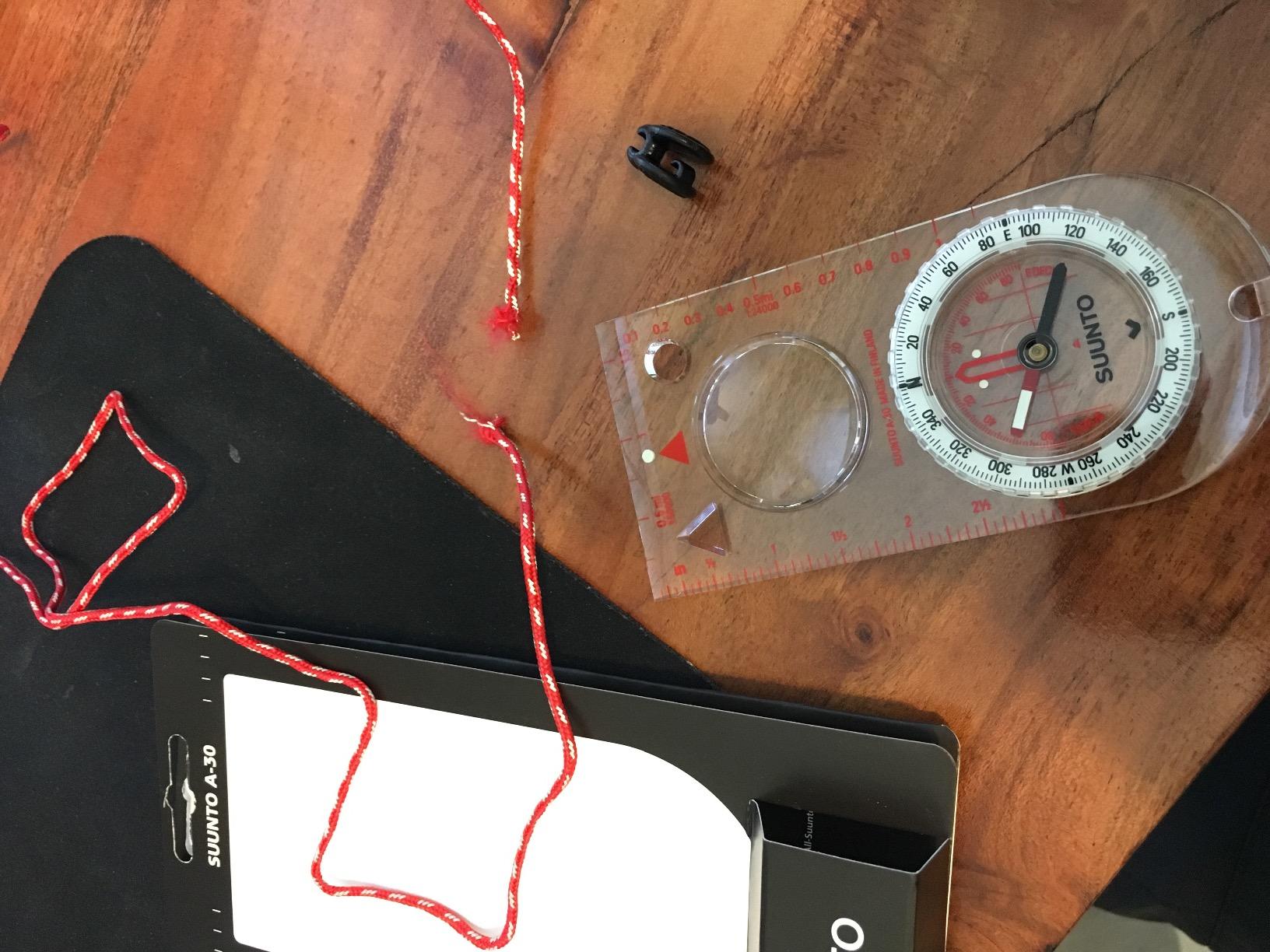 SUUNTO A-30 Compass: Compact, hiking compass with luminous markings in low light customer photo 2