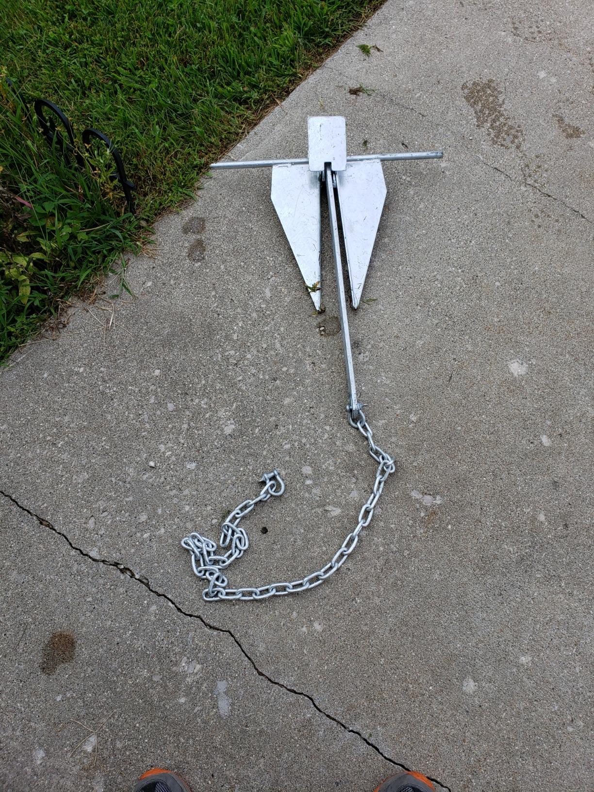 Seachoice Deluxe Anchor - Hot-Dipped Galvanized Steel - Multiple Sizes customer photo 2