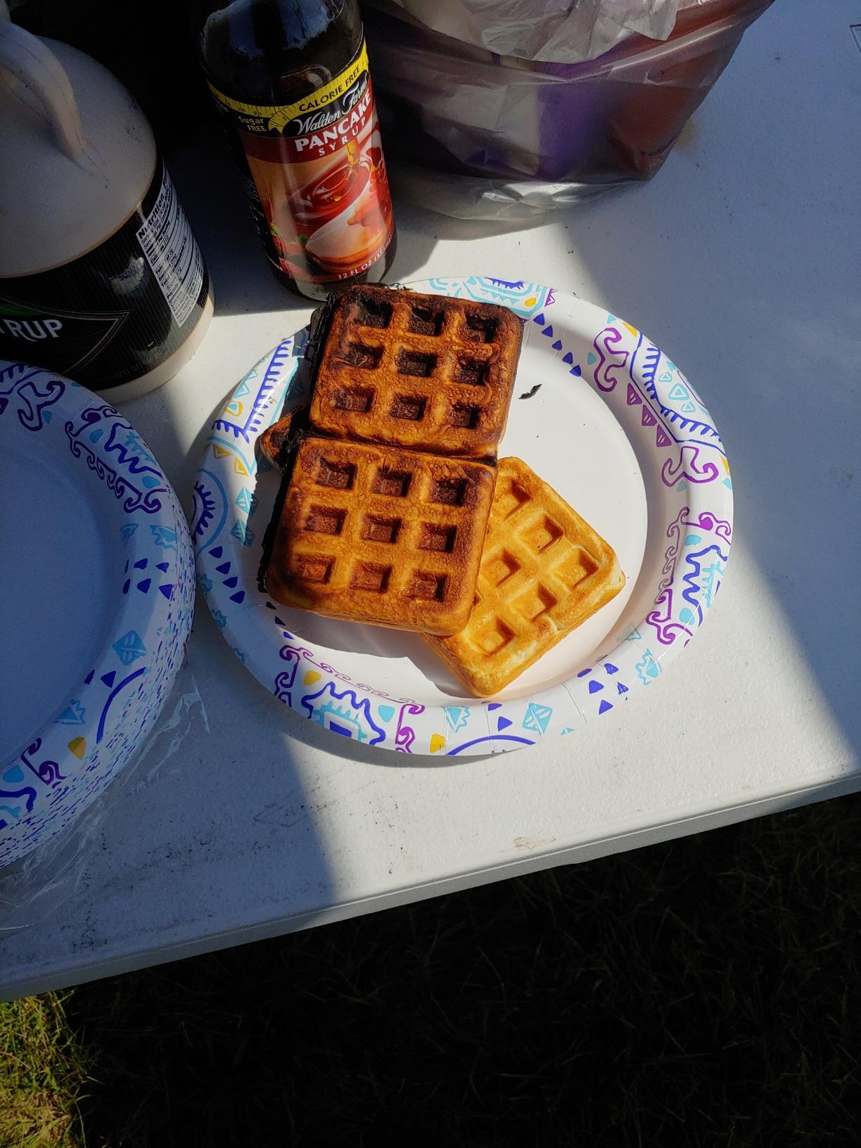 Rome 1405 Waffle Iron with Steel and Wood Handles | camping-and-hiking-equipment customer photo 1
