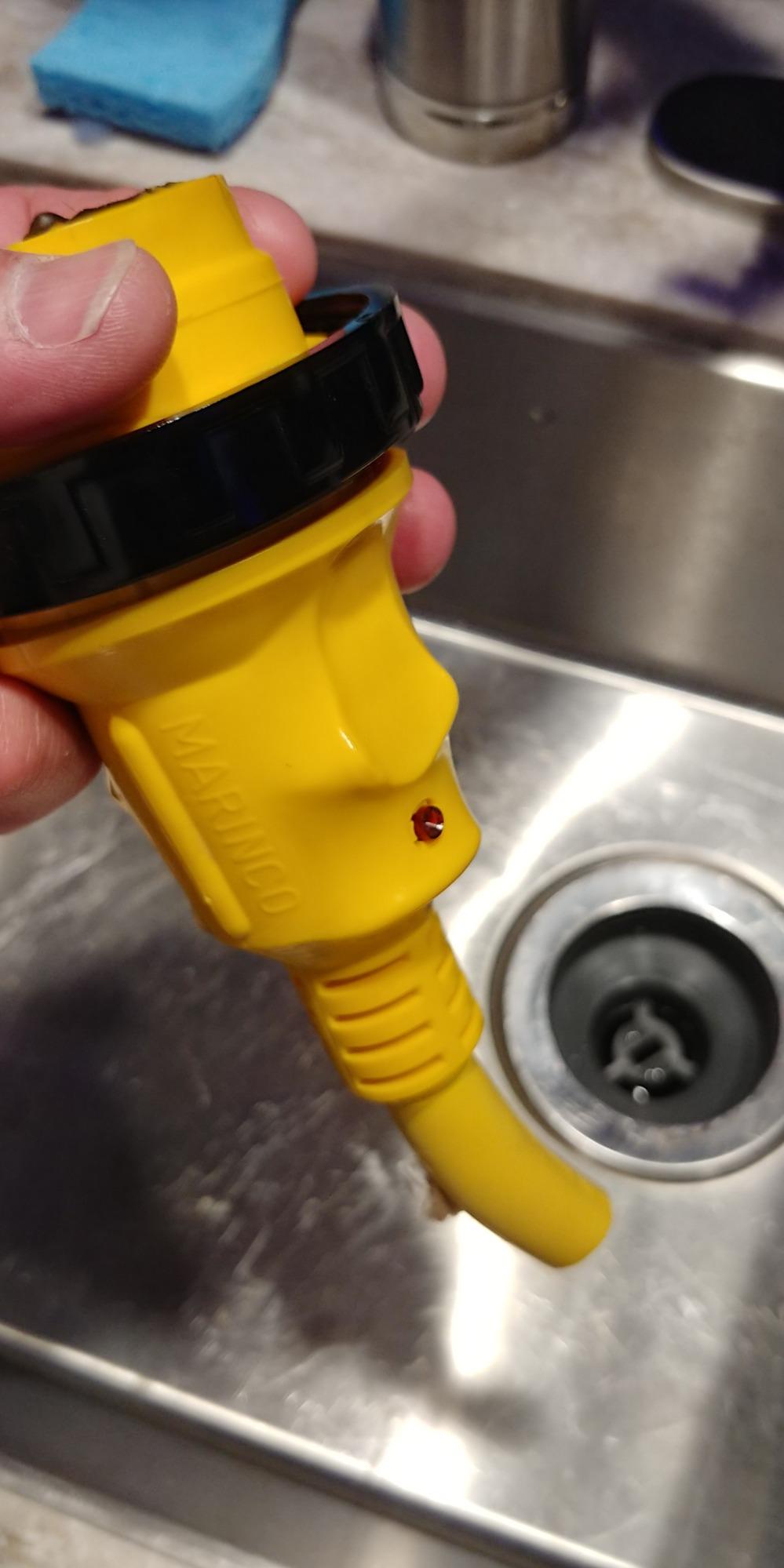 Marinco 30A 125V Marine Shore Power Cordset, Yellow, 50 Ft, 199119 customer photo 2