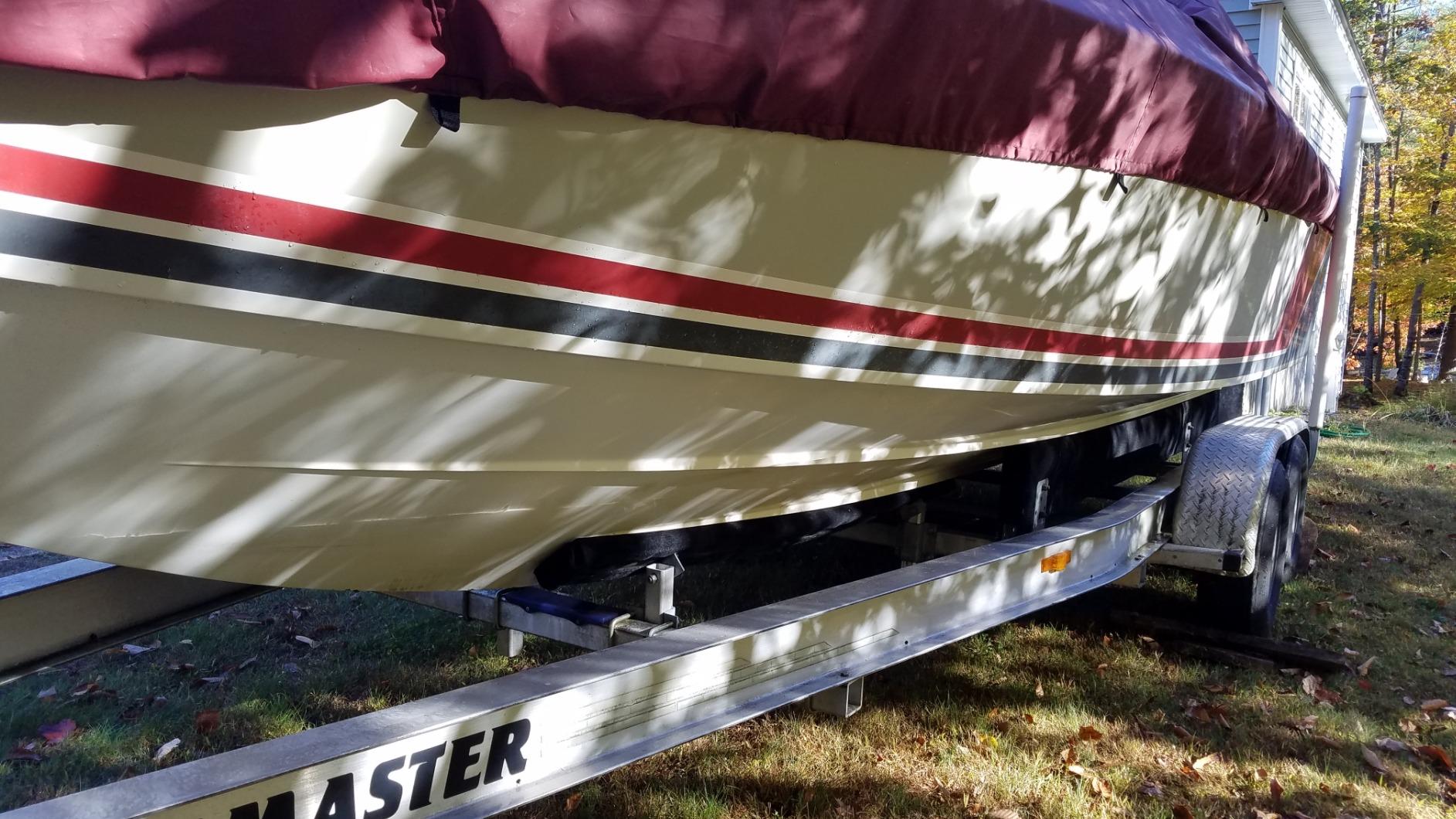 Boat Hull Cleaner for Fiberglass Boats 32 oz - Hard Water Stain Remover, Rust Removal Liquid, Calcium Remover, Gel Coat Cleaner, Marine Hull Cleaning Solution for Fiberglass and Waterline Stains customer photo 1