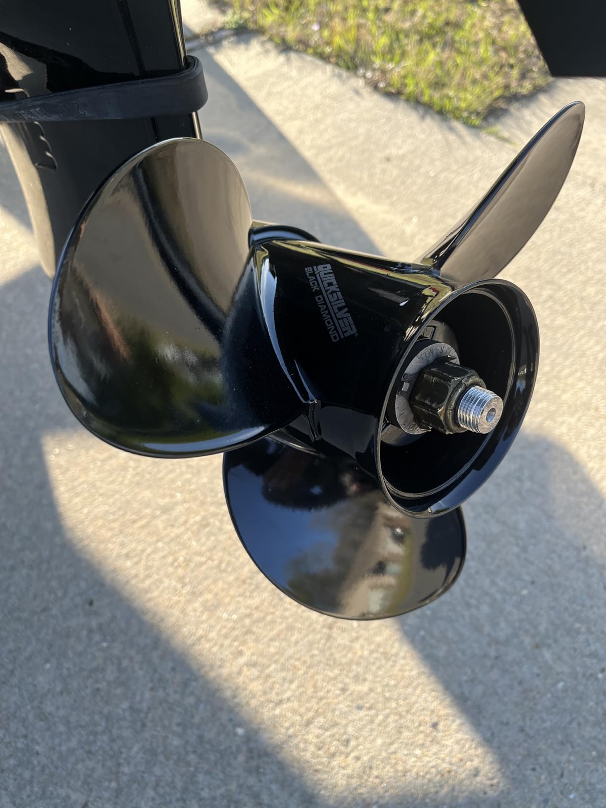 Quicksilver Black Diamond 3-Blade Aluminum Propeller for Mercury and MerCruiser Engines customer photo 1