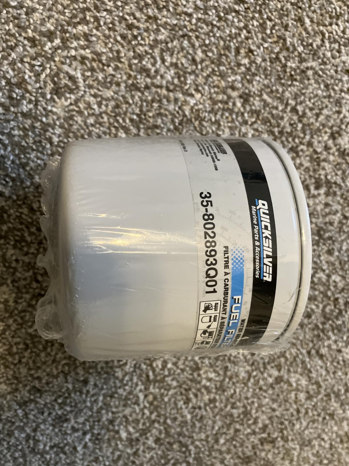 Quicksilver 802893Q01 Water Separating Fuel Filter for Mercury and Mariner Outboards, MerCruiser Sterndrive and Inboard Engines customer photo 1