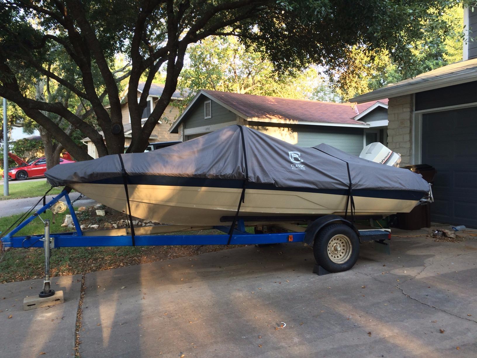 Classic Accessories StormPro Boat Cover Size: Model B customer photo 2
