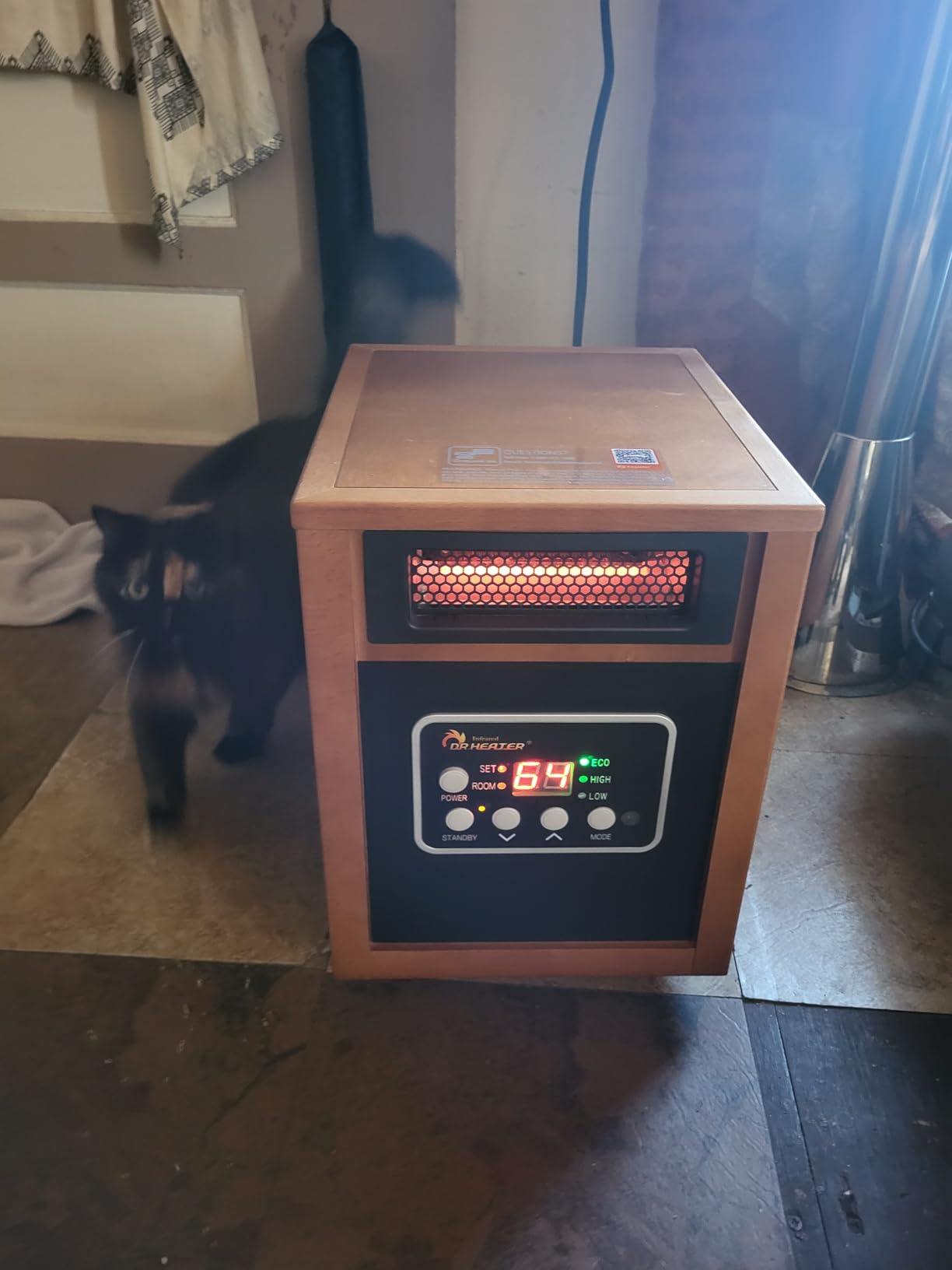 Dr Infrared Heater DR-968 Portable Space Heater, 1500-Watt customer photo 2